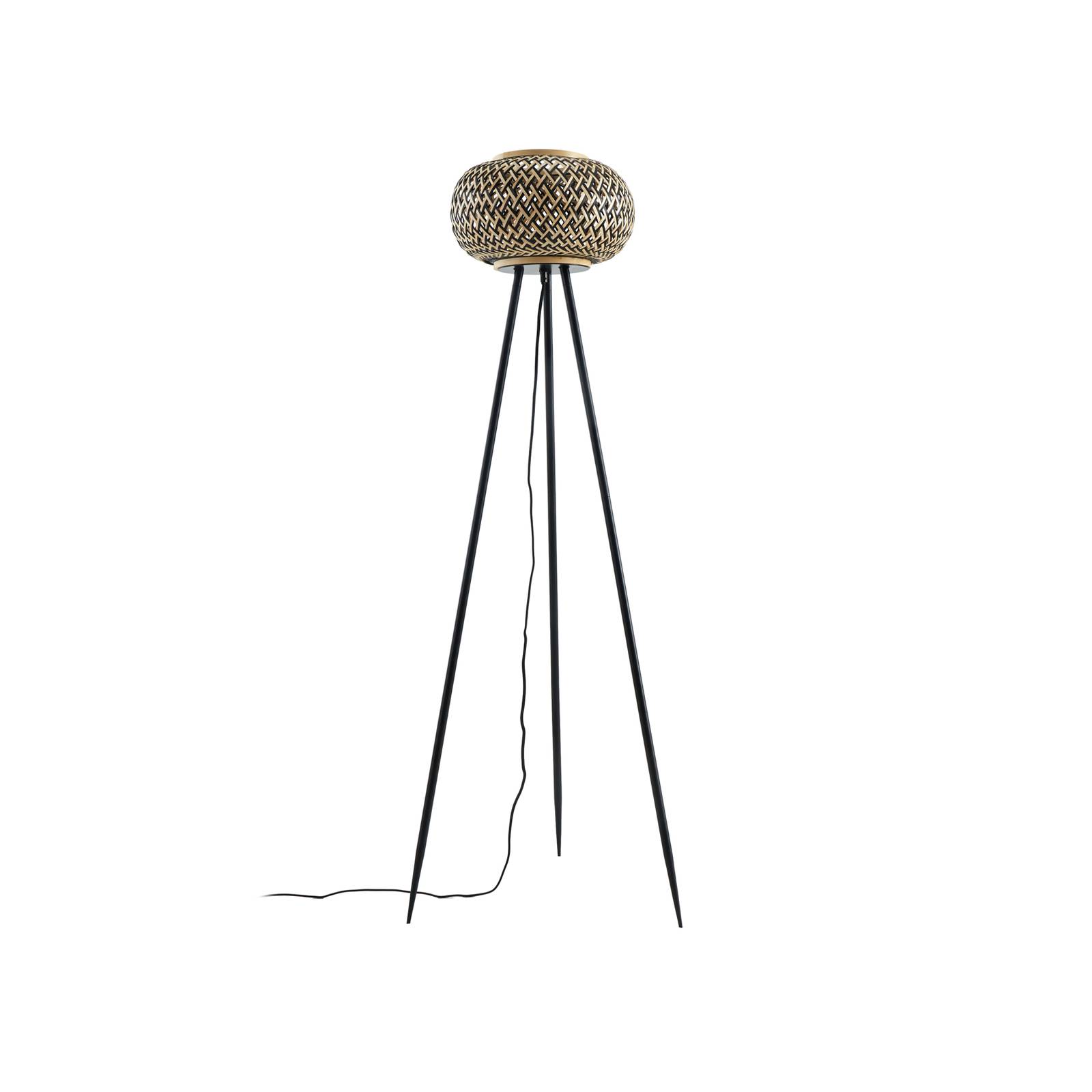 Lampadaire en bois traditionnel, Nerys, LINDBY