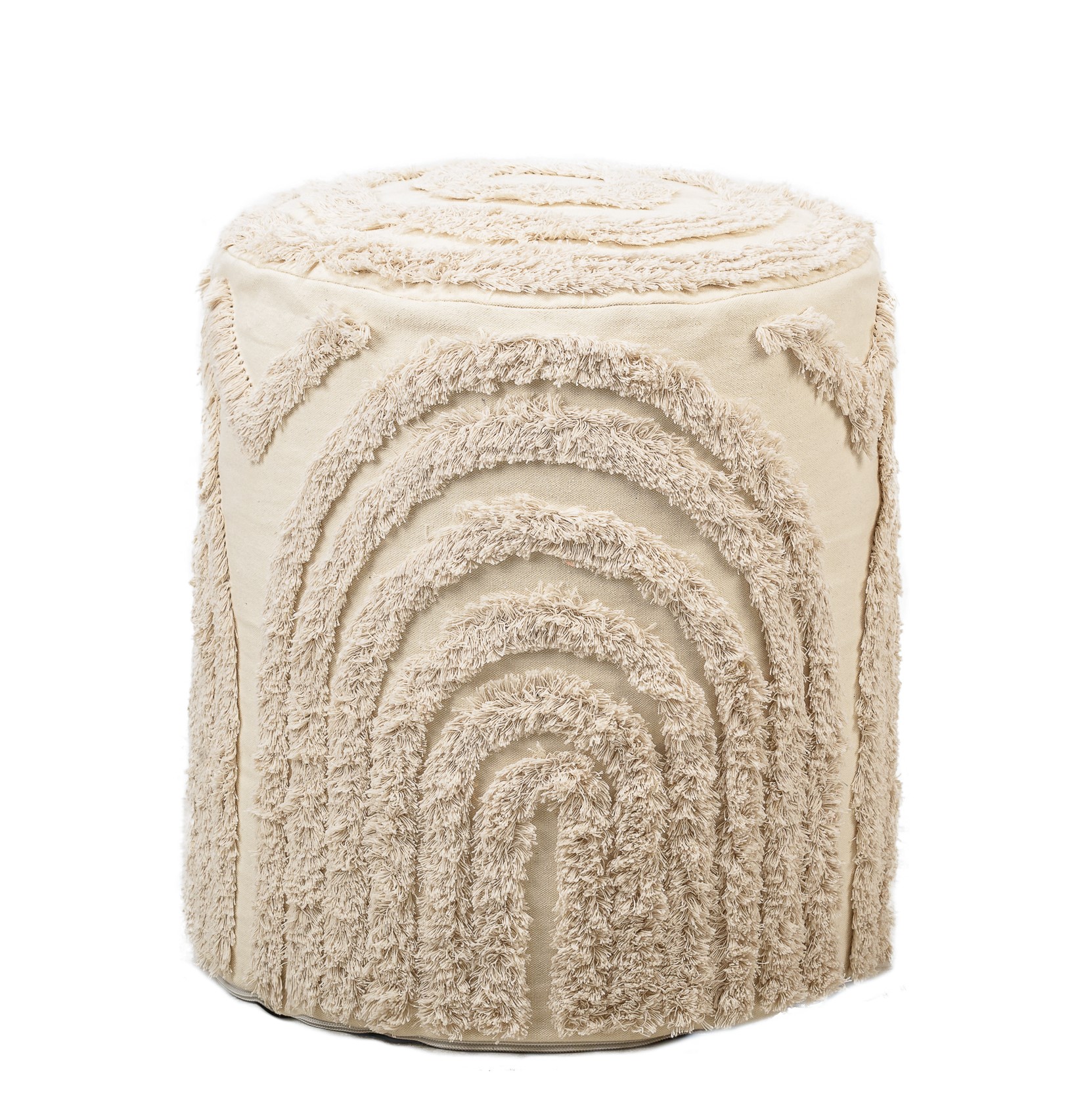 Pouf tissu ,style scandinave, IZMIR, NORDLYS
