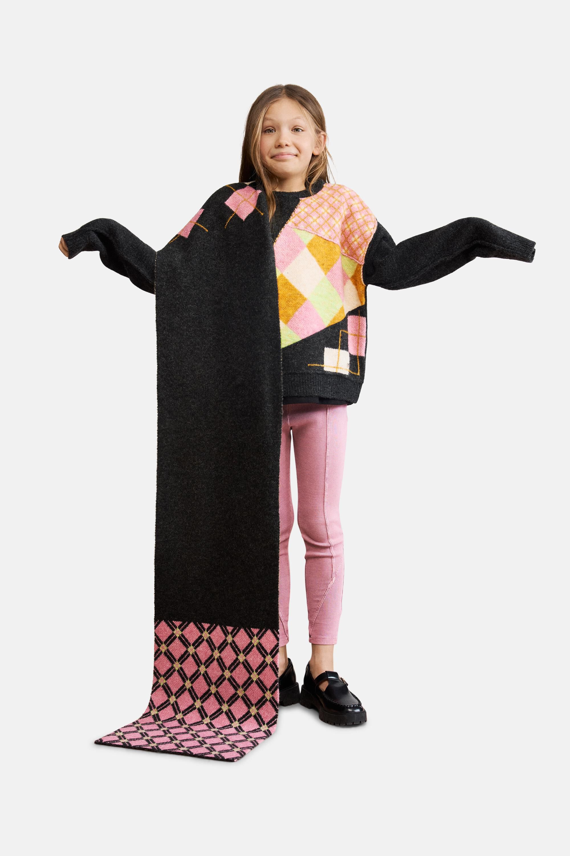 Écharpe longue jacquard, DESIGUAL