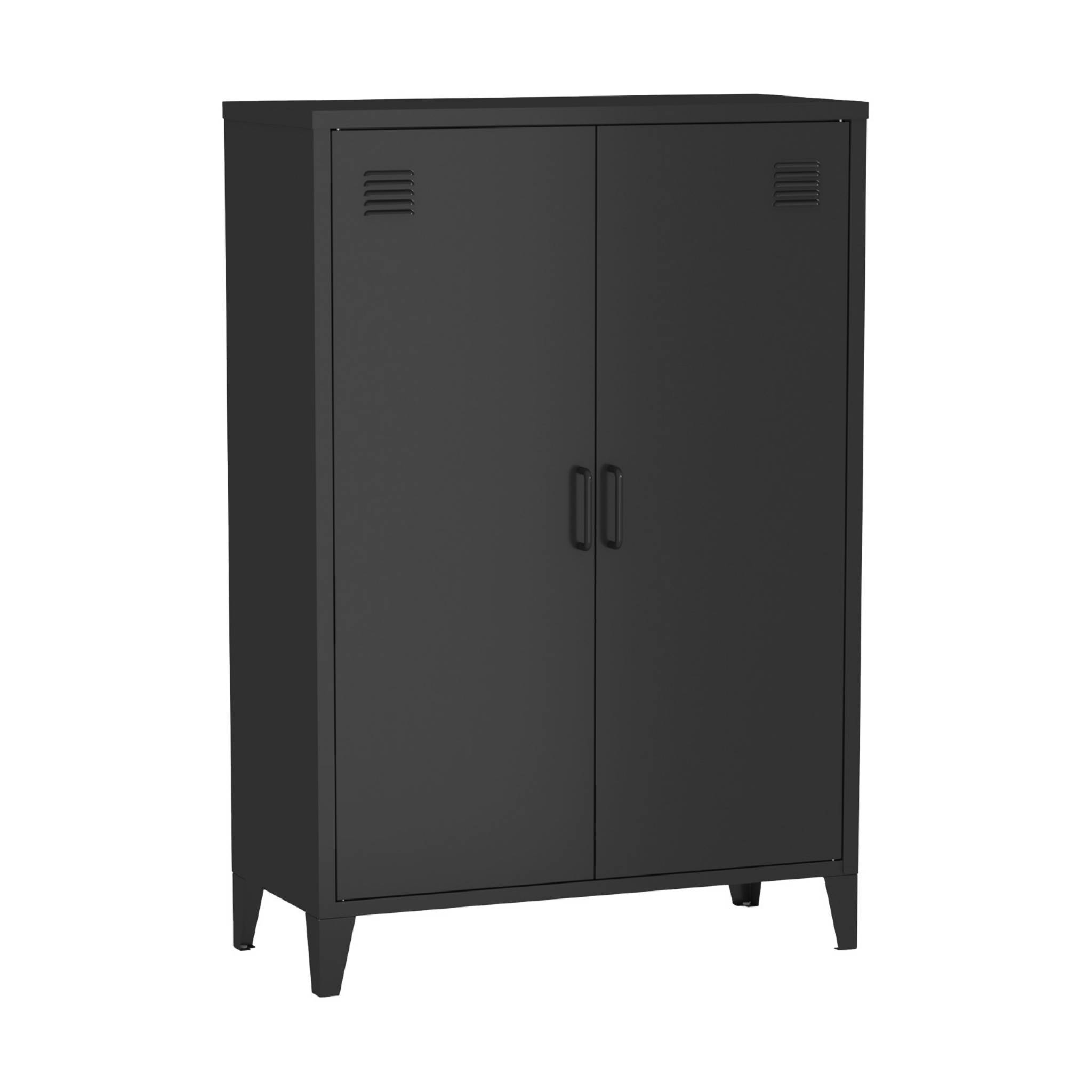 Commode/armoire industrielle métal 2 portes SOHO, SWEEEK