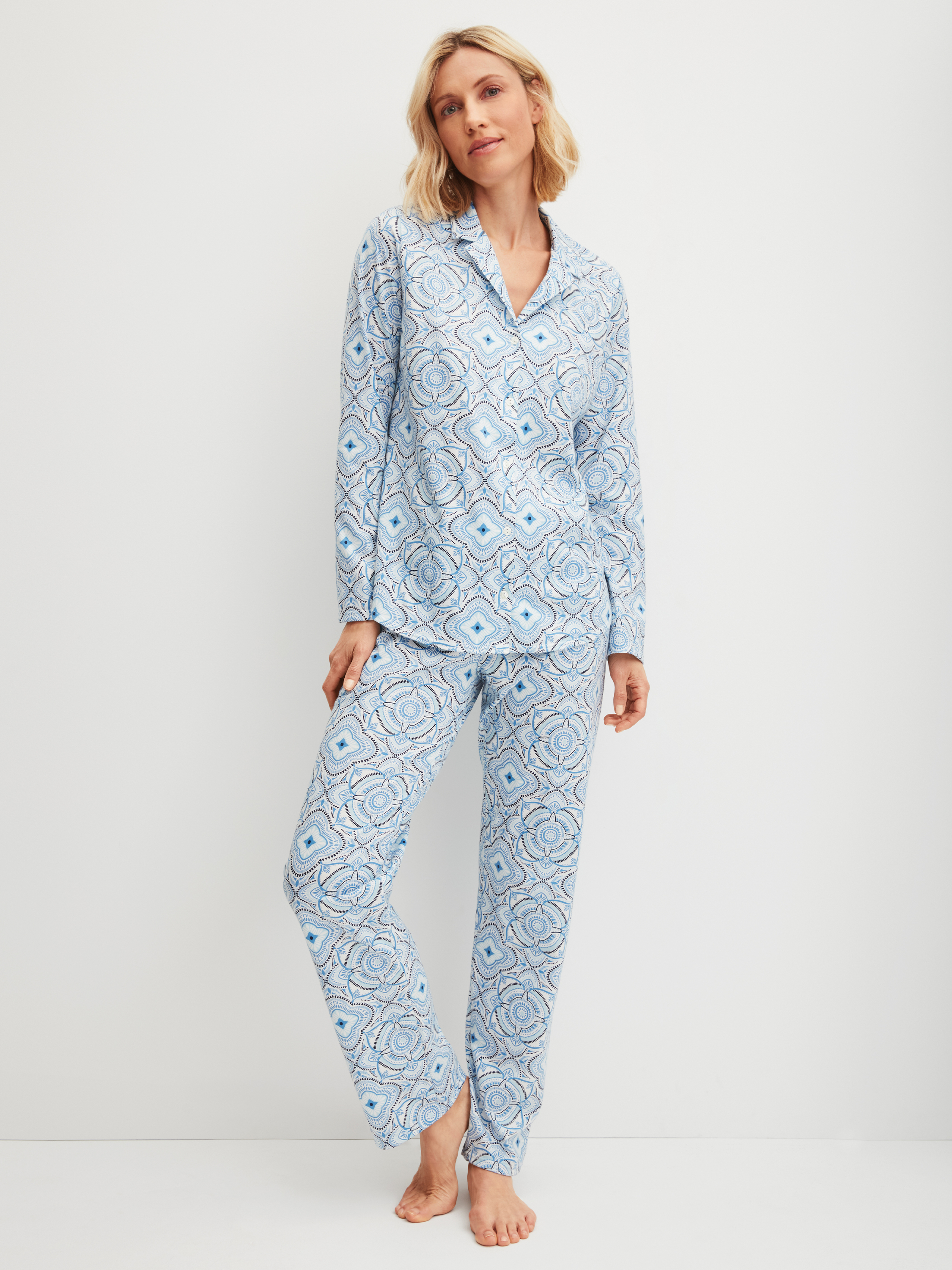 Pyjama, boutonné manches longues Coton COTTON SPECIAL, CALIDA