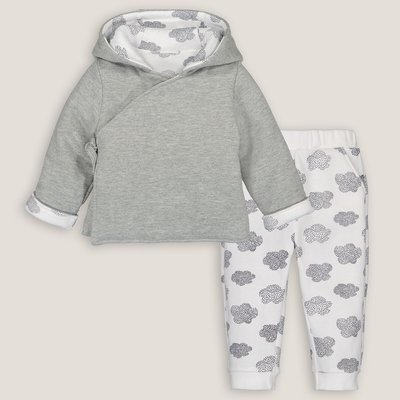 Jacket/Joggers Outfit in Cotton Mix LA REDOUTE COLLECTIONS