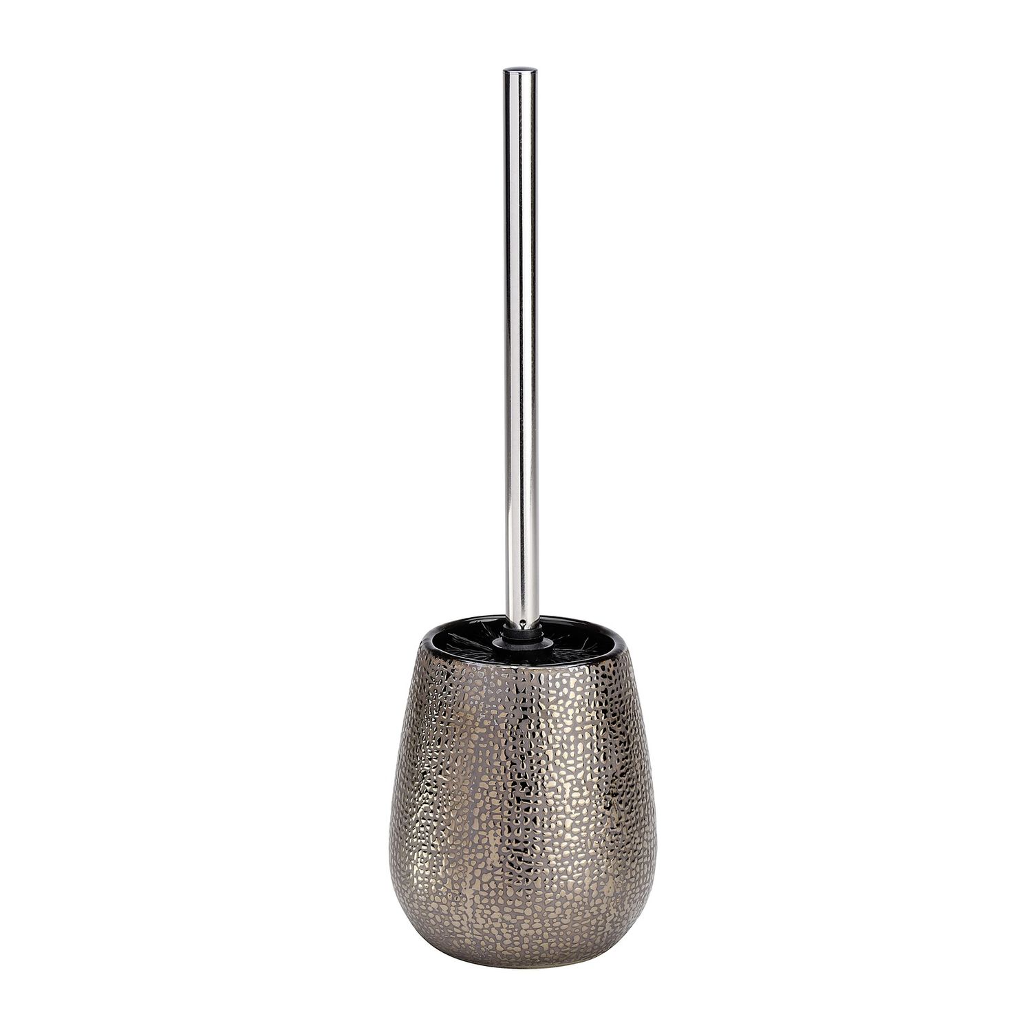 Brosse WC avec tête remplaçable effet martelé MARRAKESH, WENKO