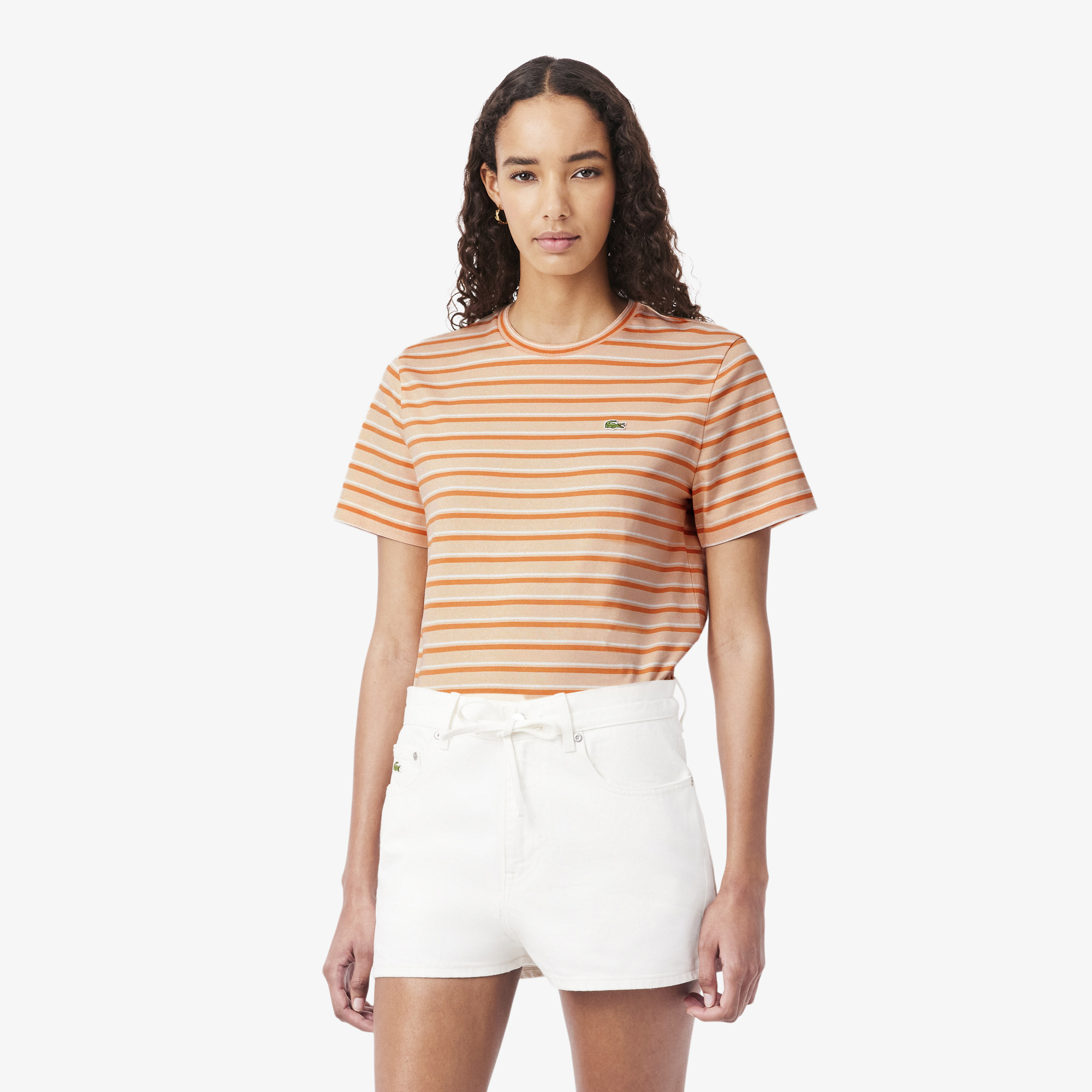 T-shirt jersey rayé, LACOSTE