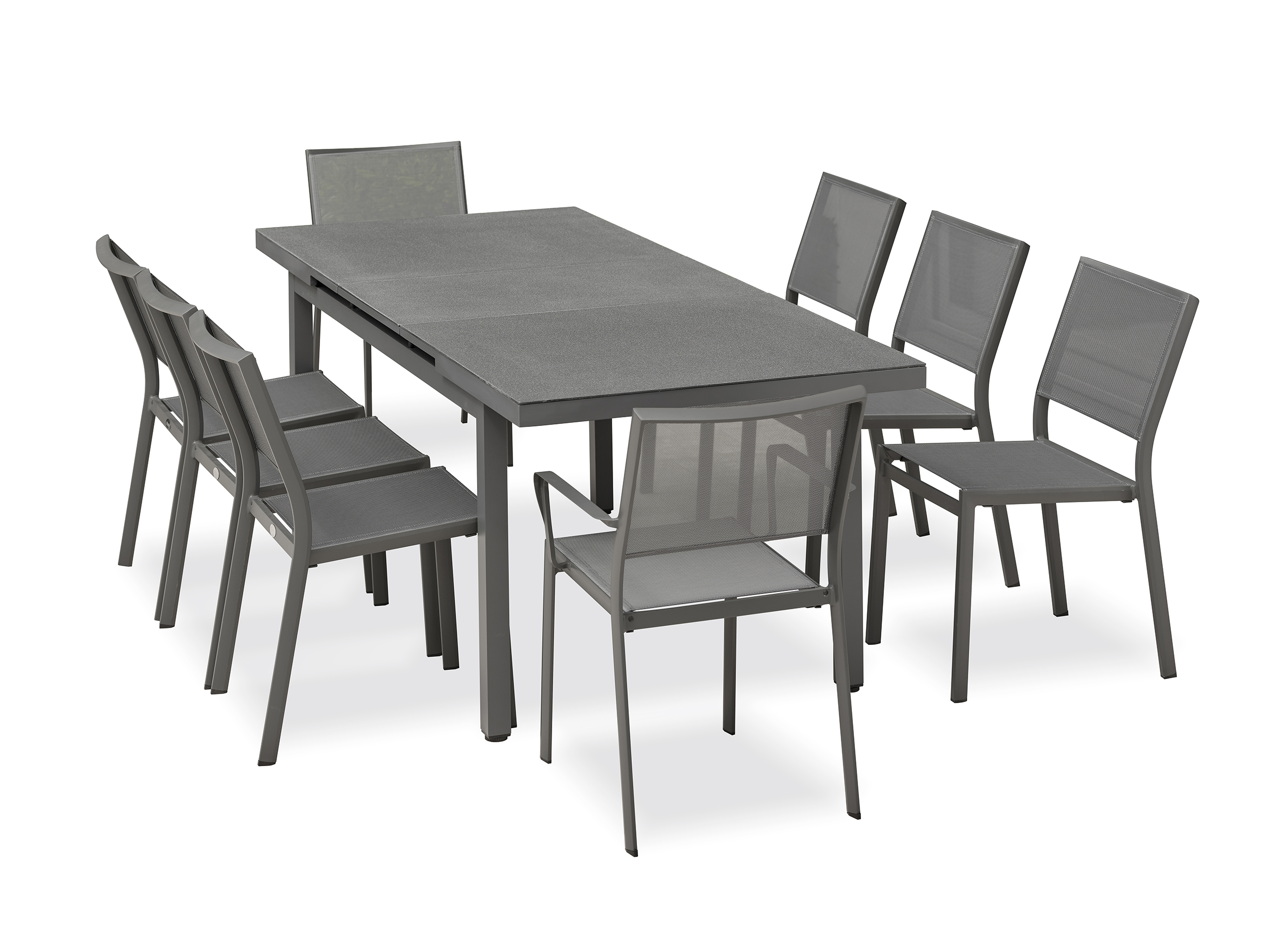 Ensemble repas de jardin en aluminium DANIA, DCB GARDEN