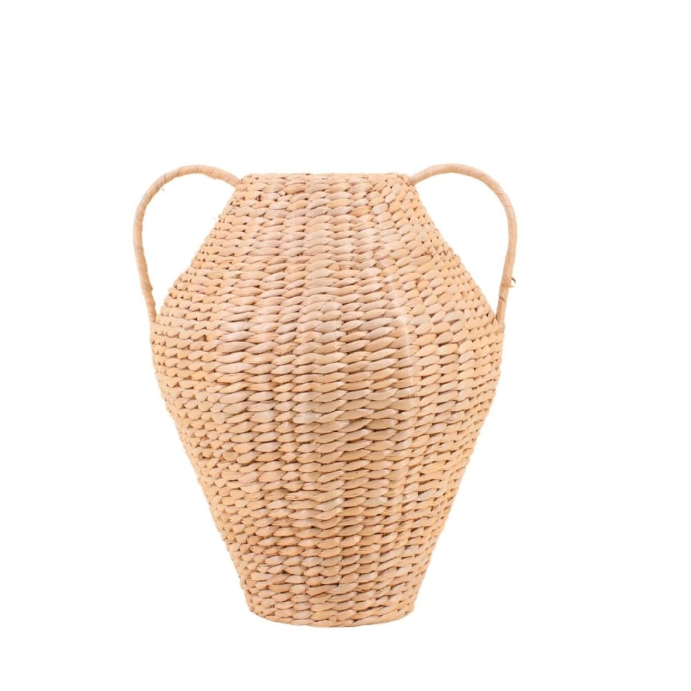 Vase en jonc de mer avec poignées, H30cm, ORNAMI
