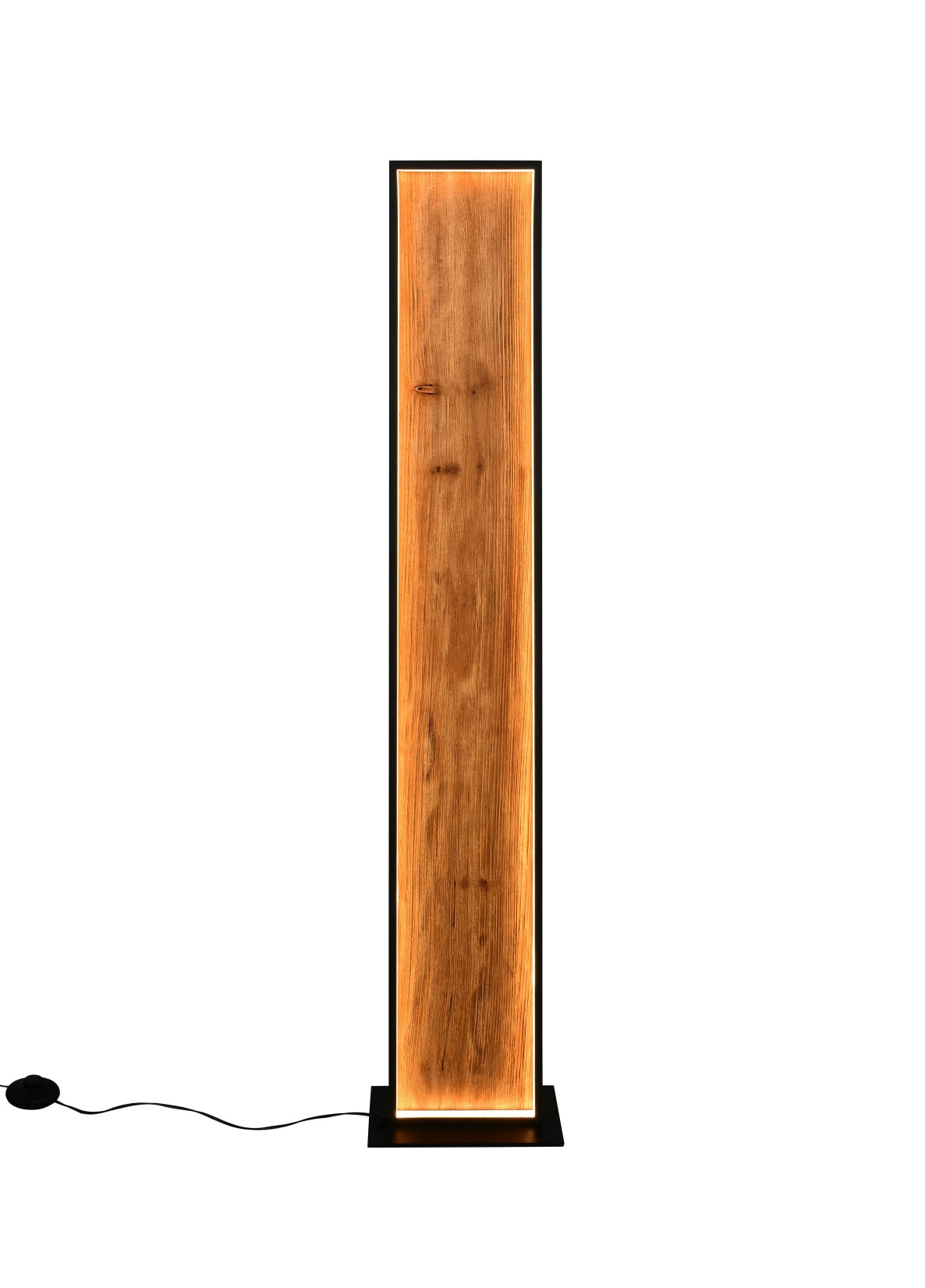 Lampadaire design en bois scandinave, KALEA, TRIO
