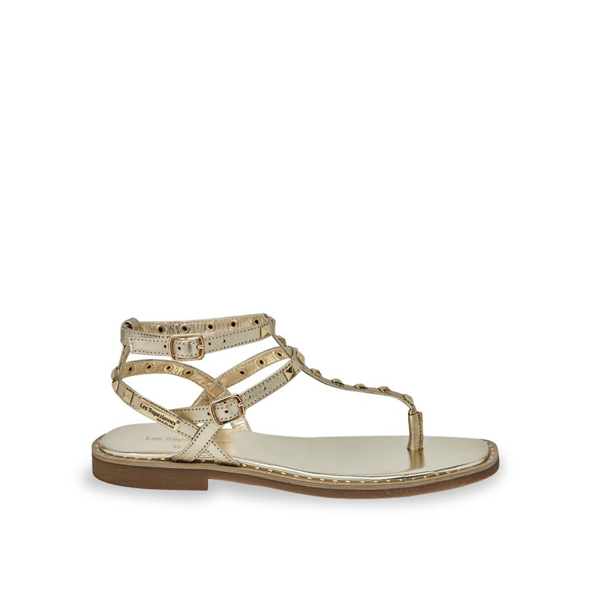 Sandales tongs Coraze, cuir, LES TROPEZIENNES PAR M.BELARBI