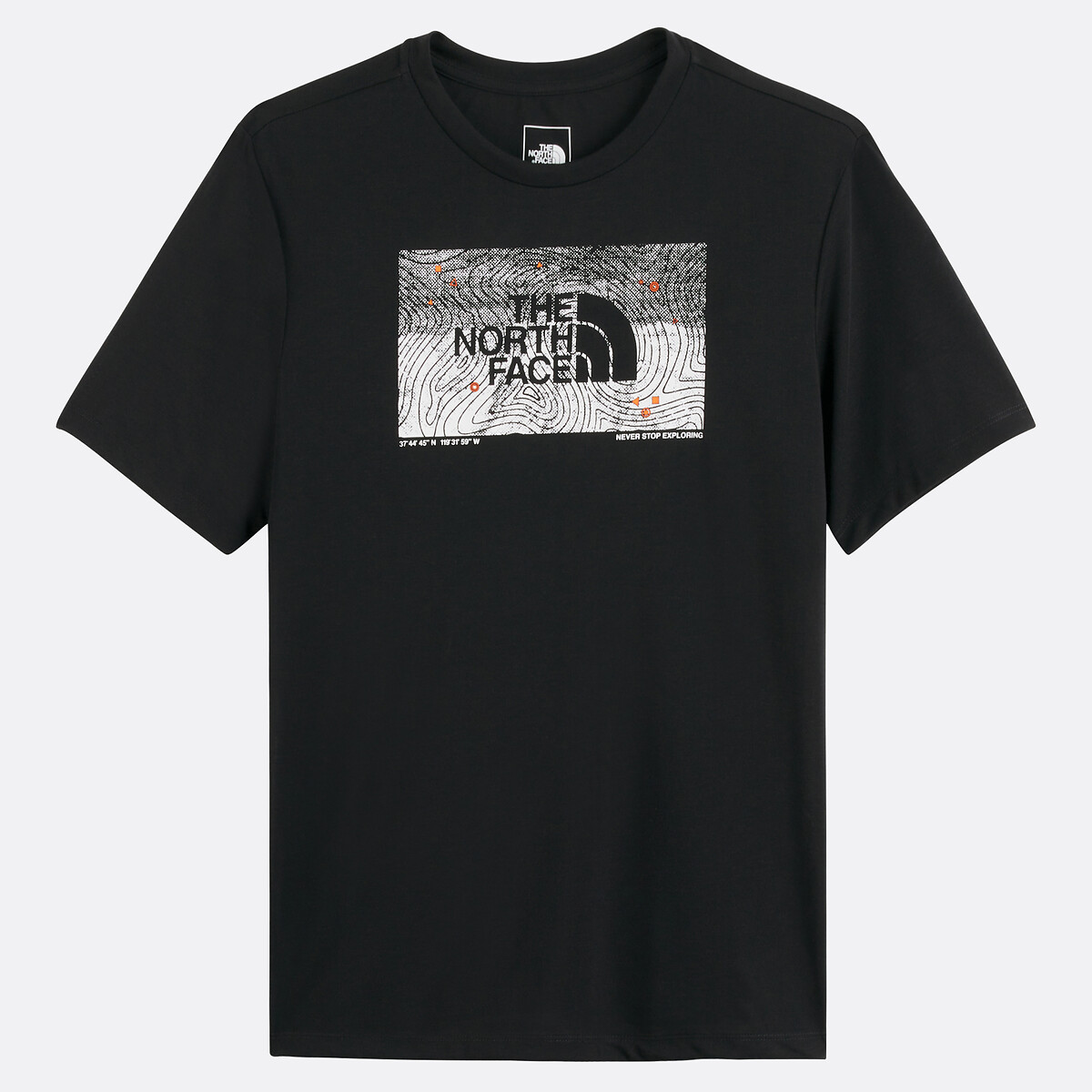 Abstract grafisch T-shirt met korte mouwen