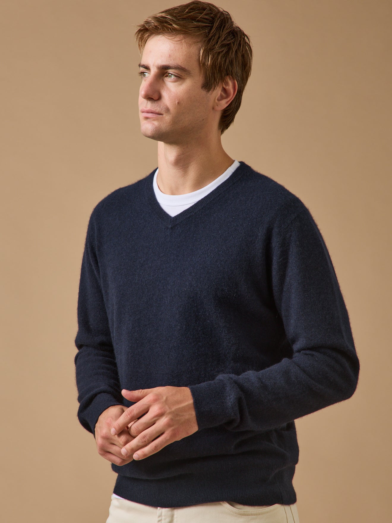 Pull col V - Collection Cachemire, CYRILLUS