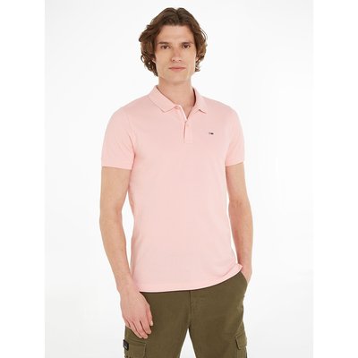 Slim Fit Polo Shirt with Short Sleeves in Cotton TOMMY JEANS