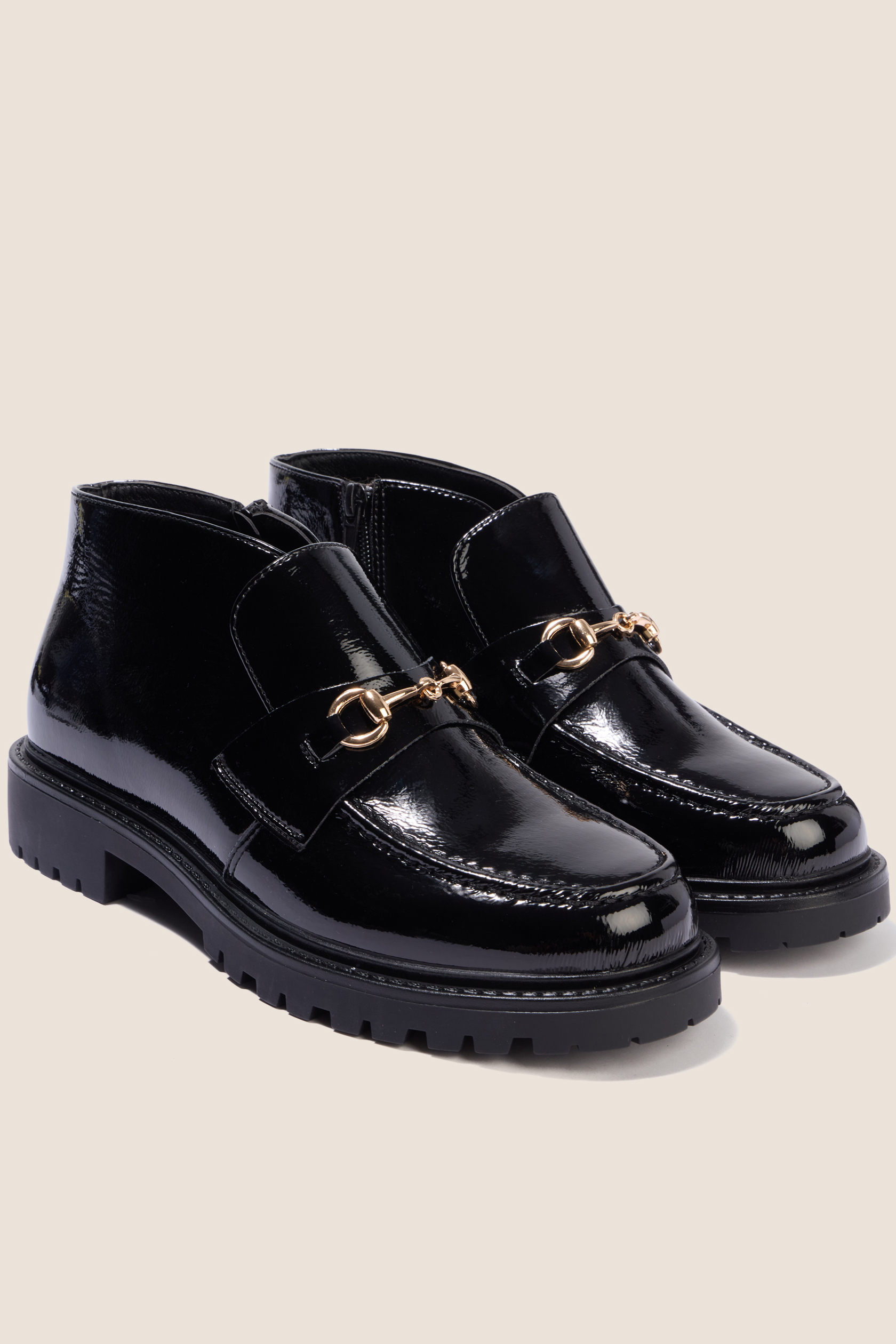 Mocassins montants vernis, BREAL