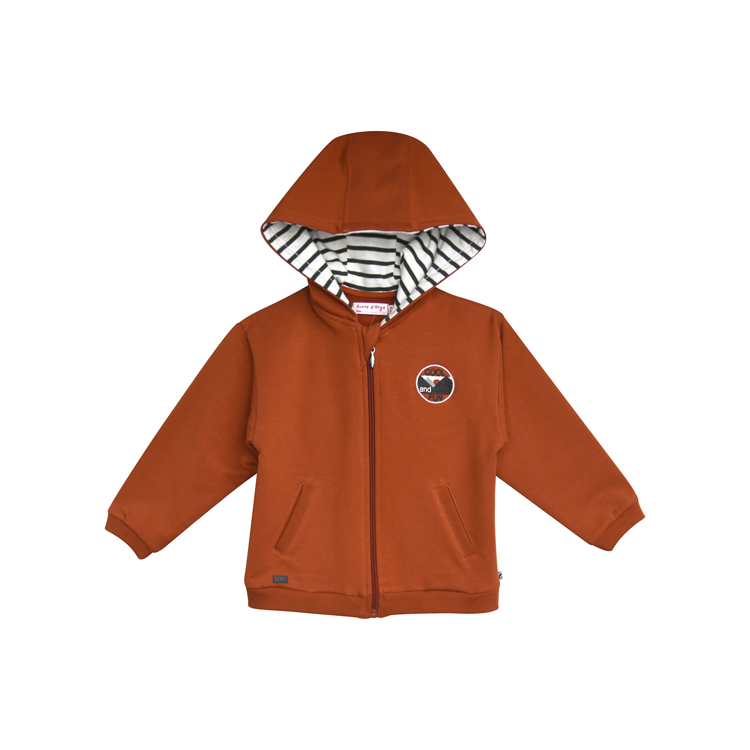 Cardigan manfred molleton enfant, SUCRE D'ORGE