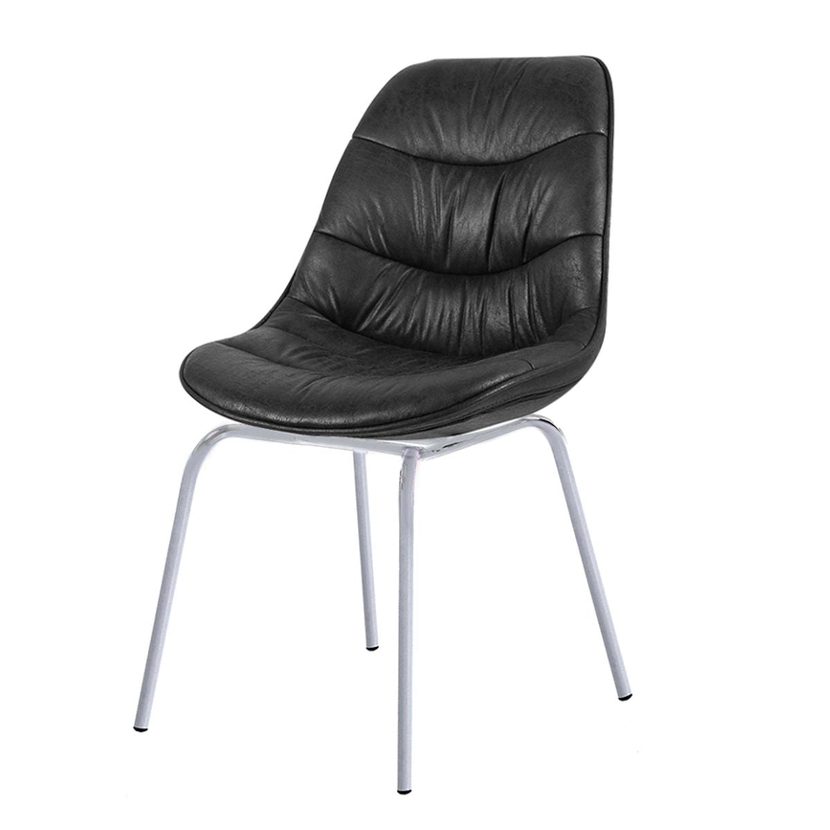 Chaise e pied métal gris, ZAGO