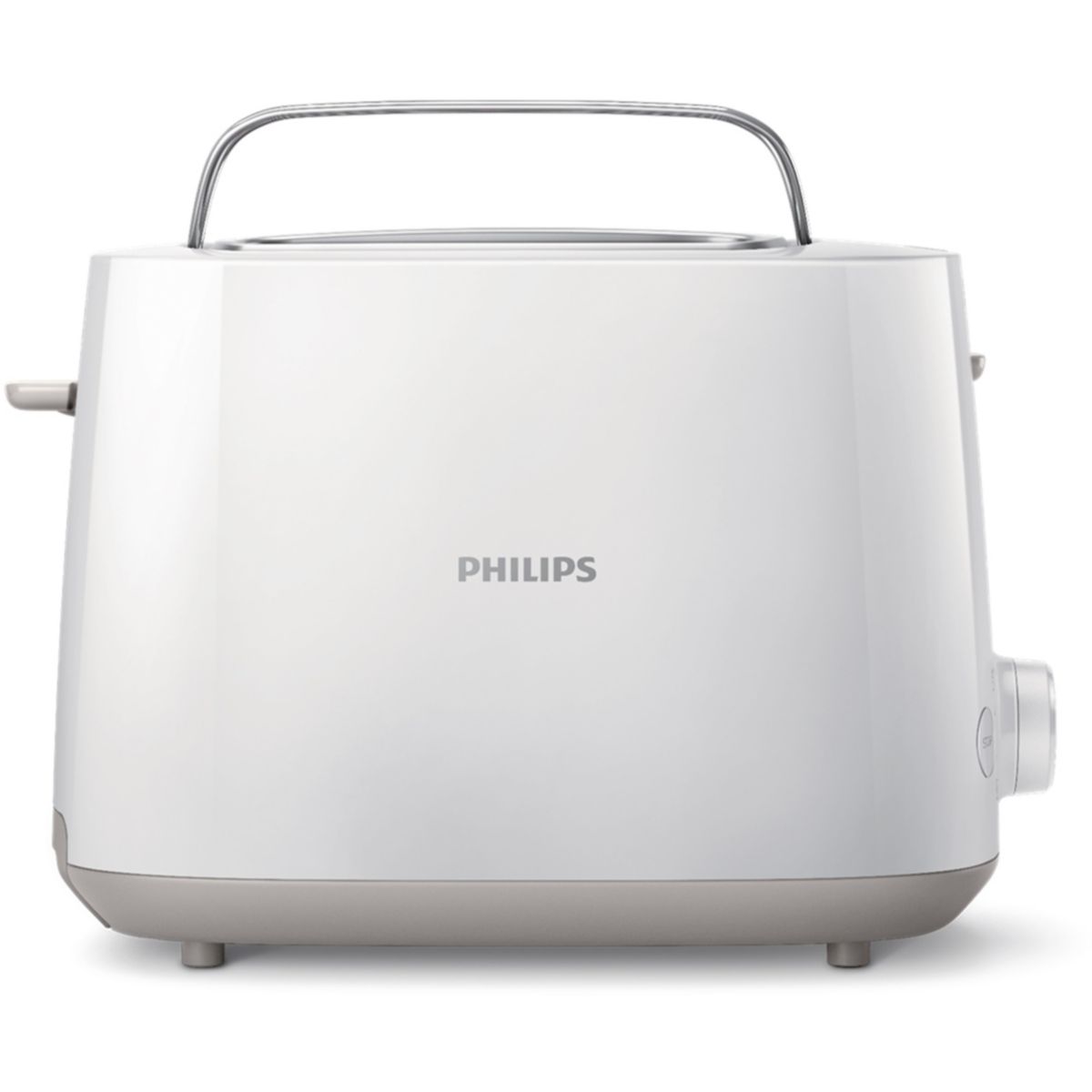 Grille-pain HD2581/00 Toaster blanc Daily, 2 fentes, 830W, PHILIPS