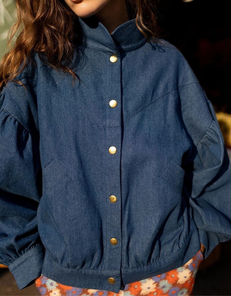 Giacca ampia in denim, VIVA, APACHES COLLECTIONS