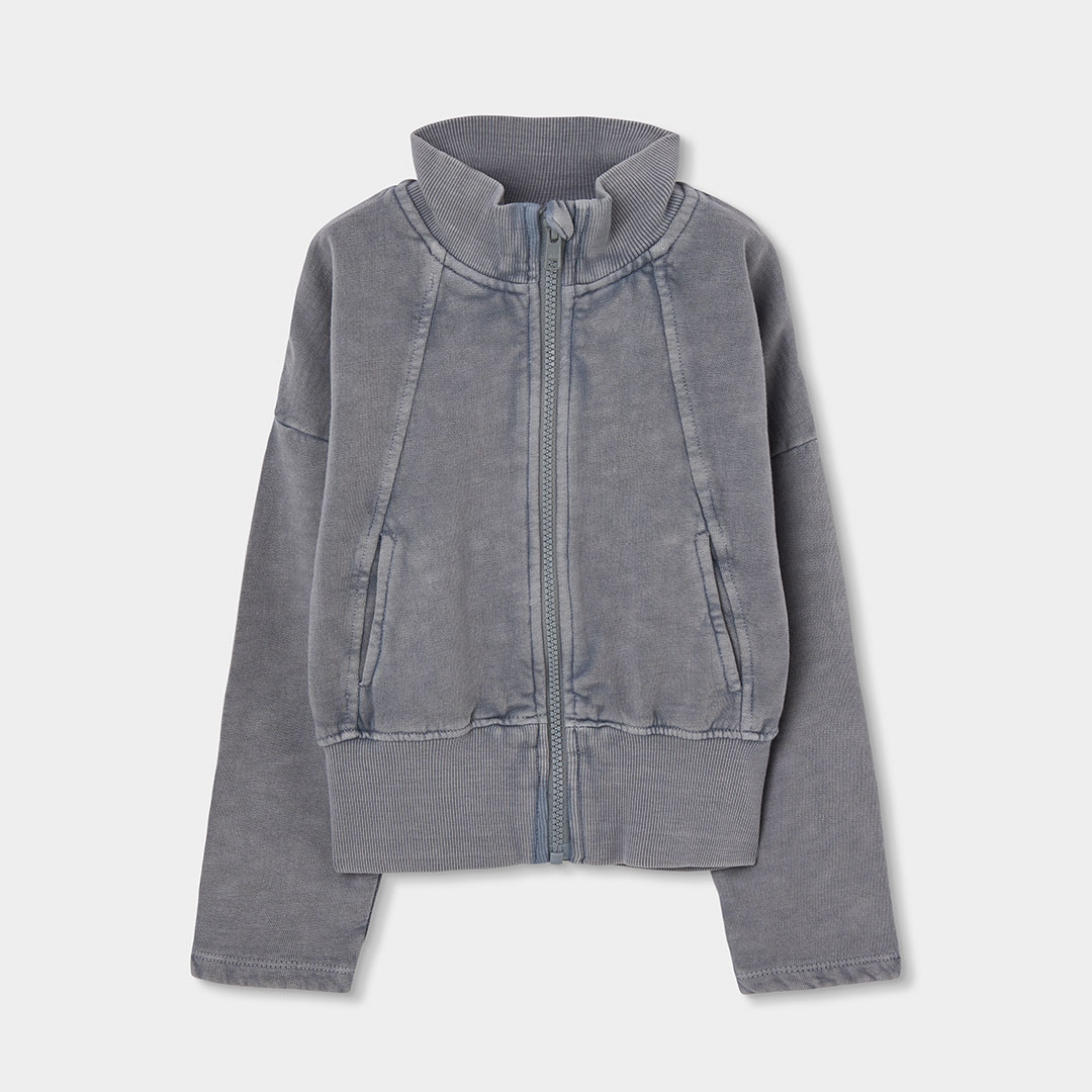 Veste fille en molleton avec fermeture éclair, BOBOLI
