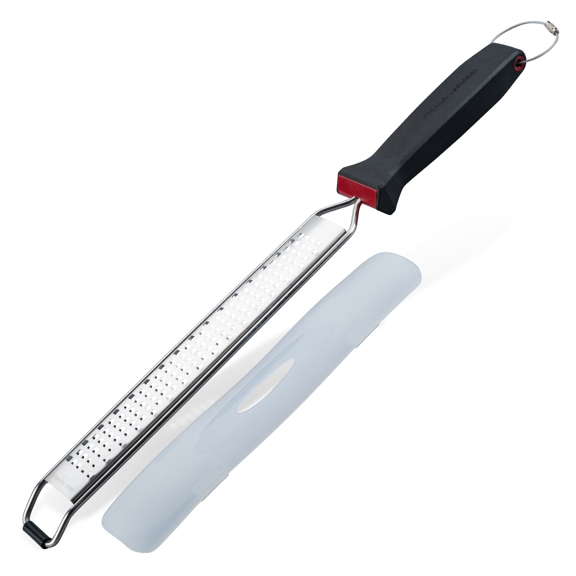 Râpe à zeste longue gros grain avec couvercle de protectio, FM PROFESSIONAL