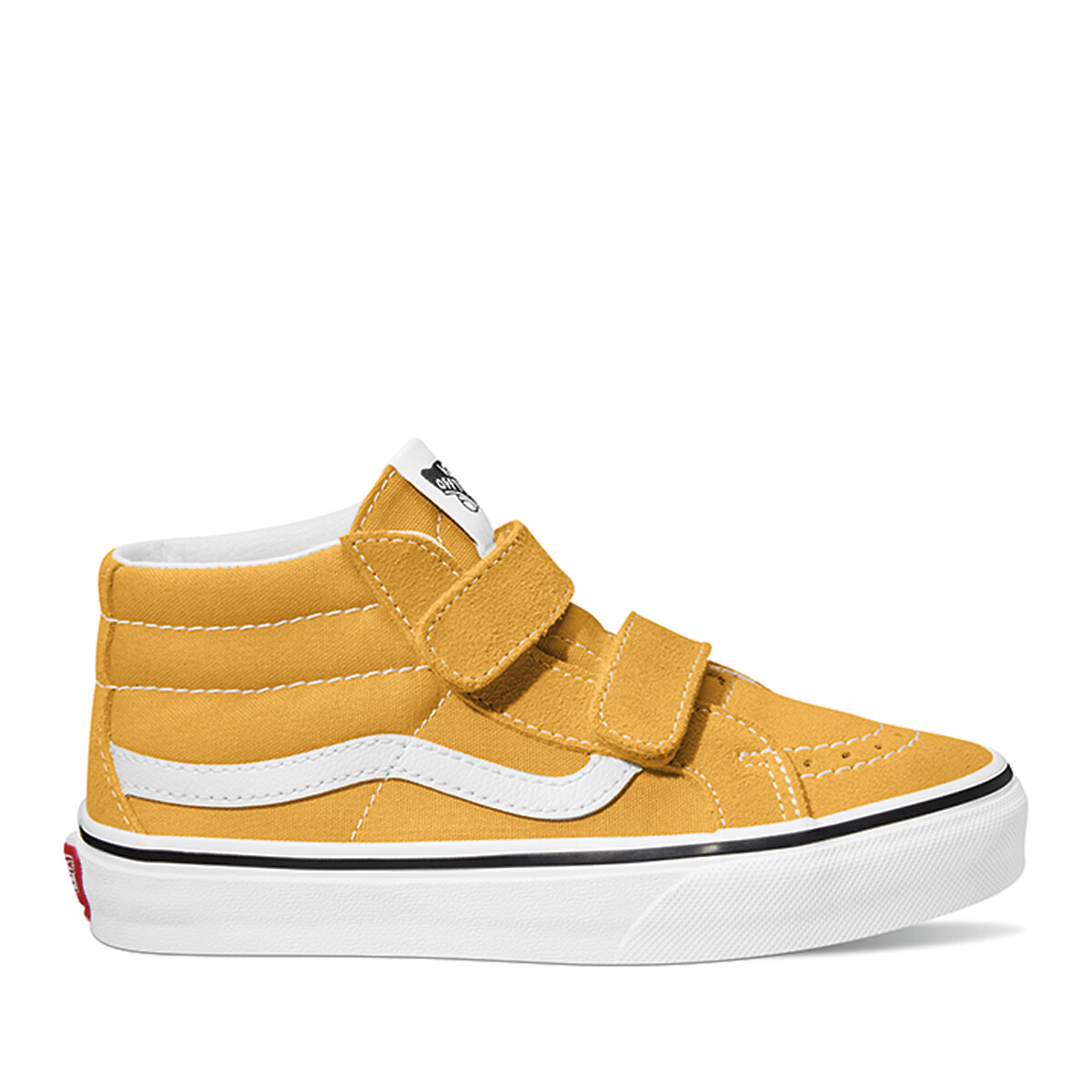 Vans mid top sale dorados