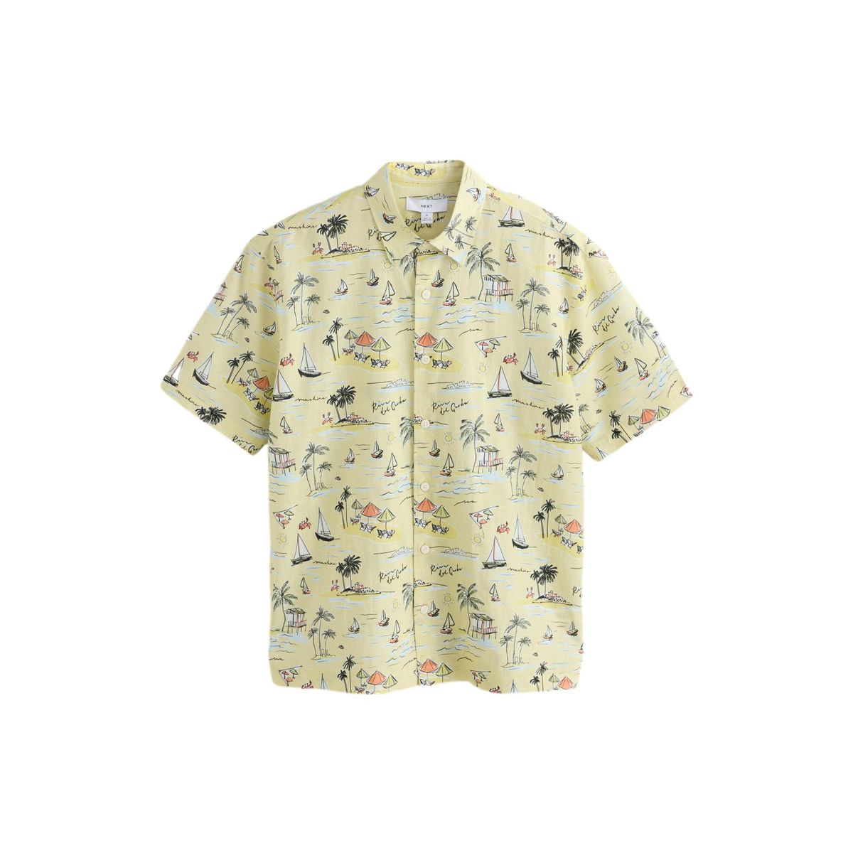Chemise manches courtes à imprimé, NEXT