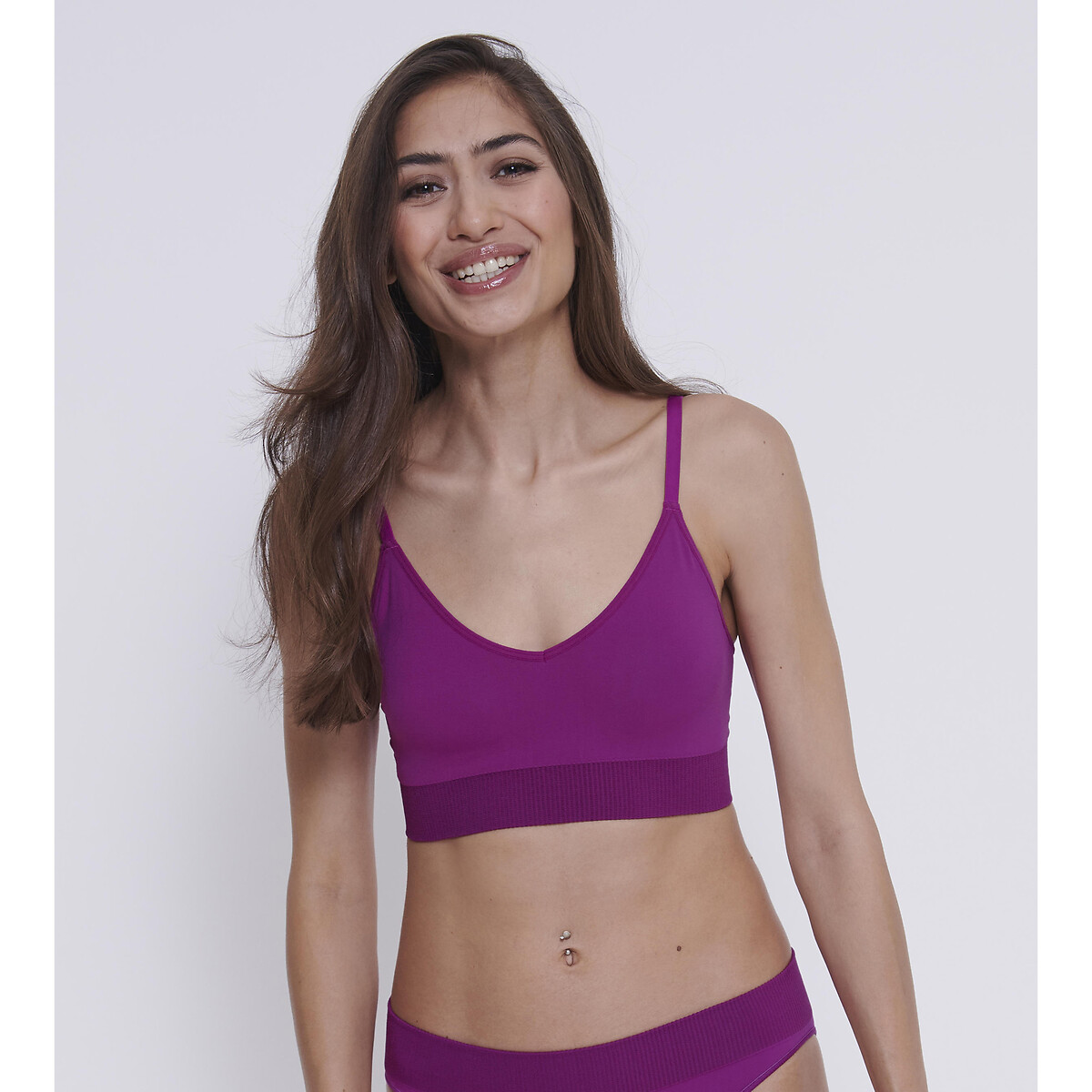 Sloggi Body Adapt seamless bralette with adjustable straps in pink