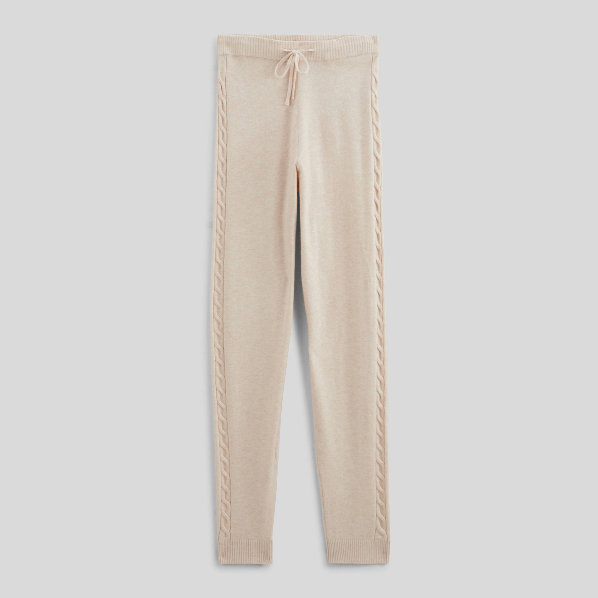 Pantalon confort à motif torsadé, MONOPRIX