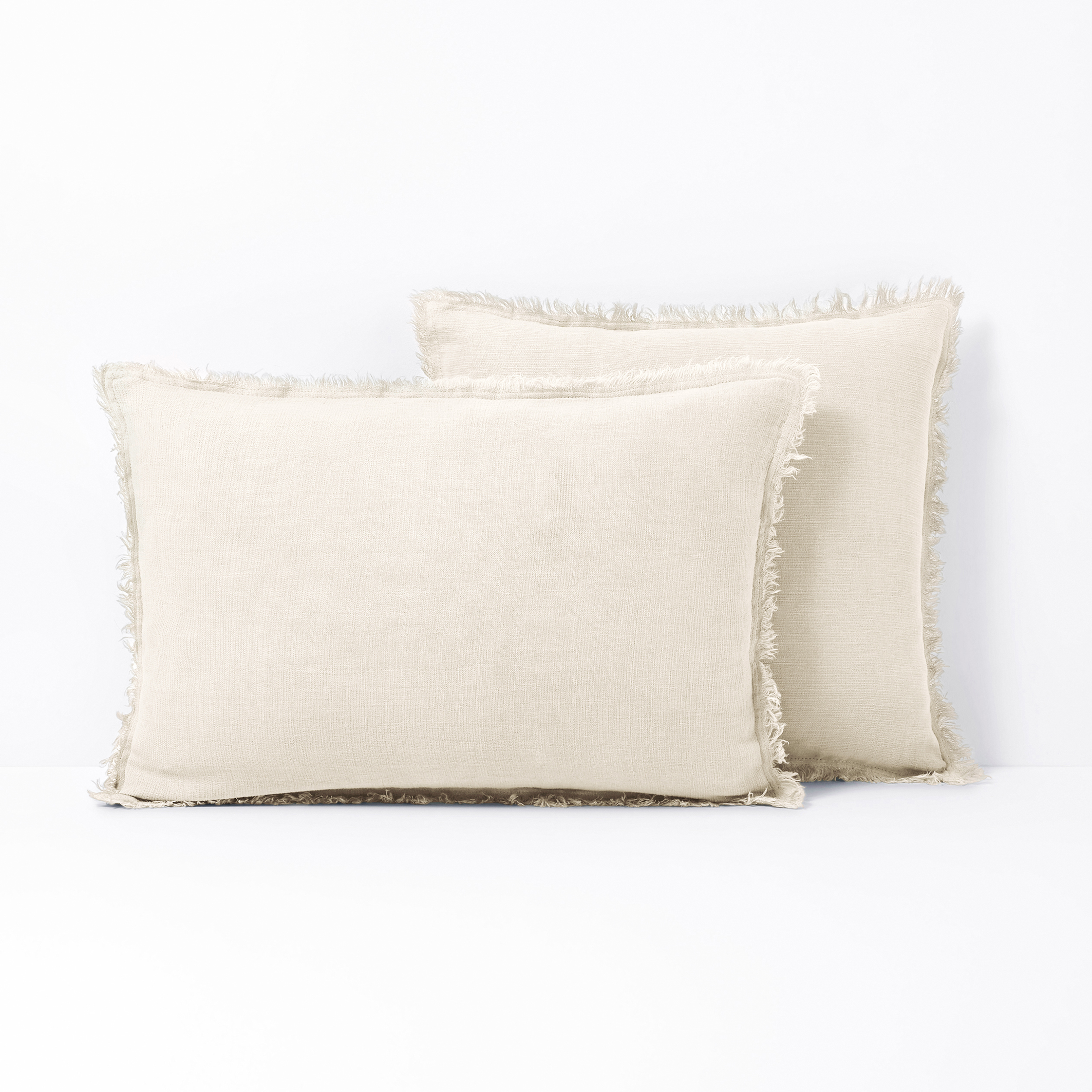 Federa Per Cuscino Matches21 Lina 40x40 Cm - Beige Con Cuori E Quadri, Stile Rustico In Cotone