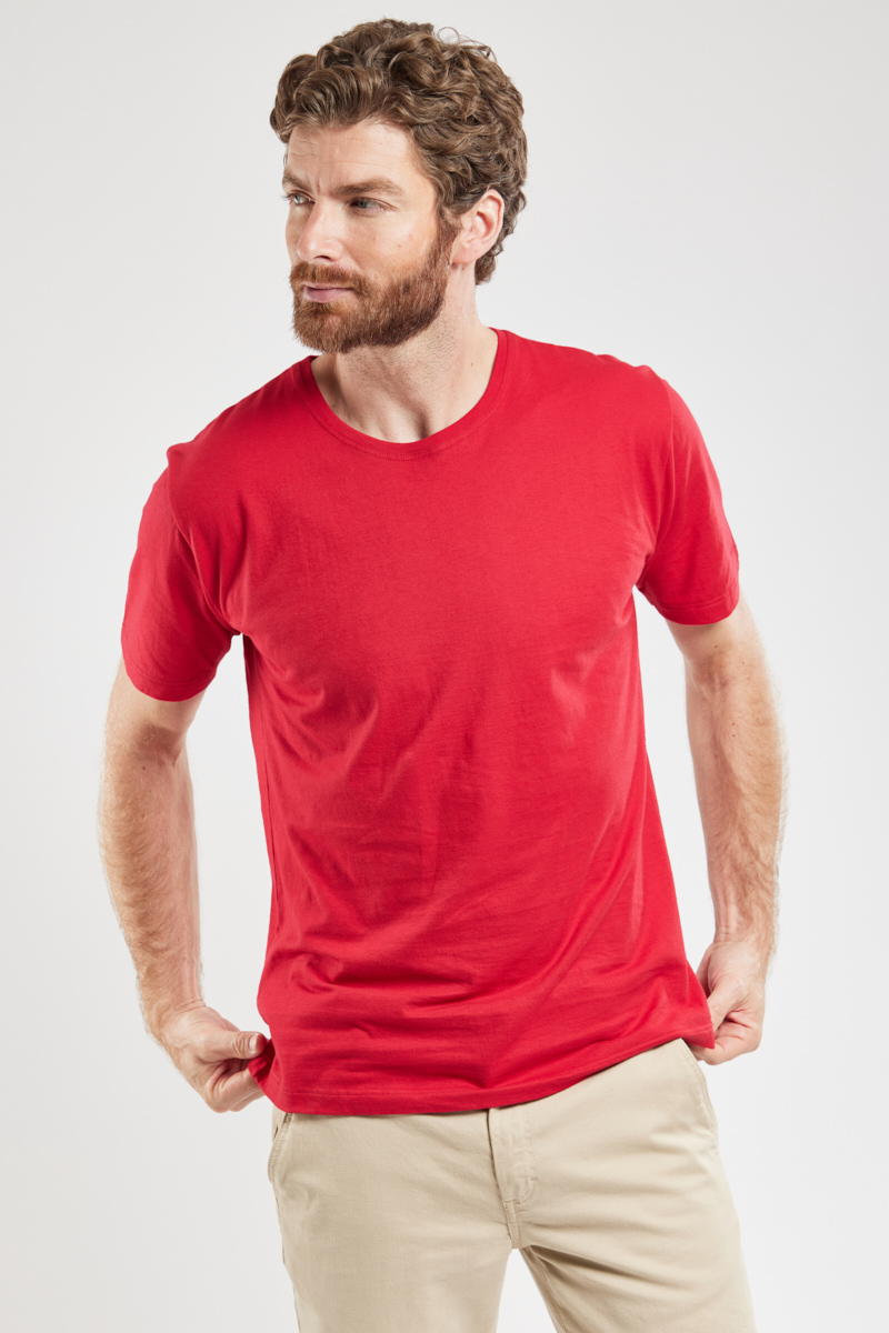 T-shirt uni - coton léger, ARMOR-LUX