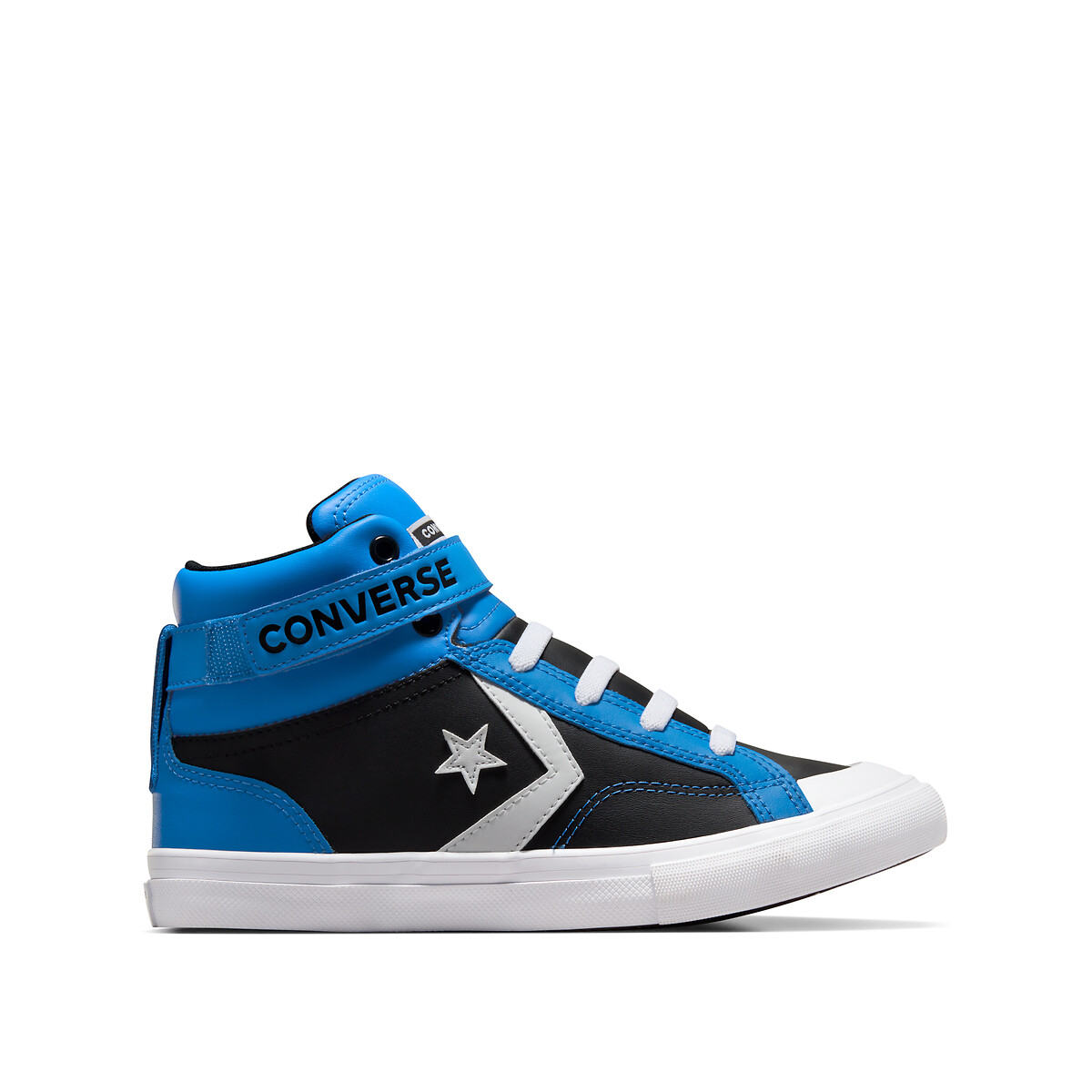 Image of Kids Pro Blaze Retro Sport Leather High Top Trainers