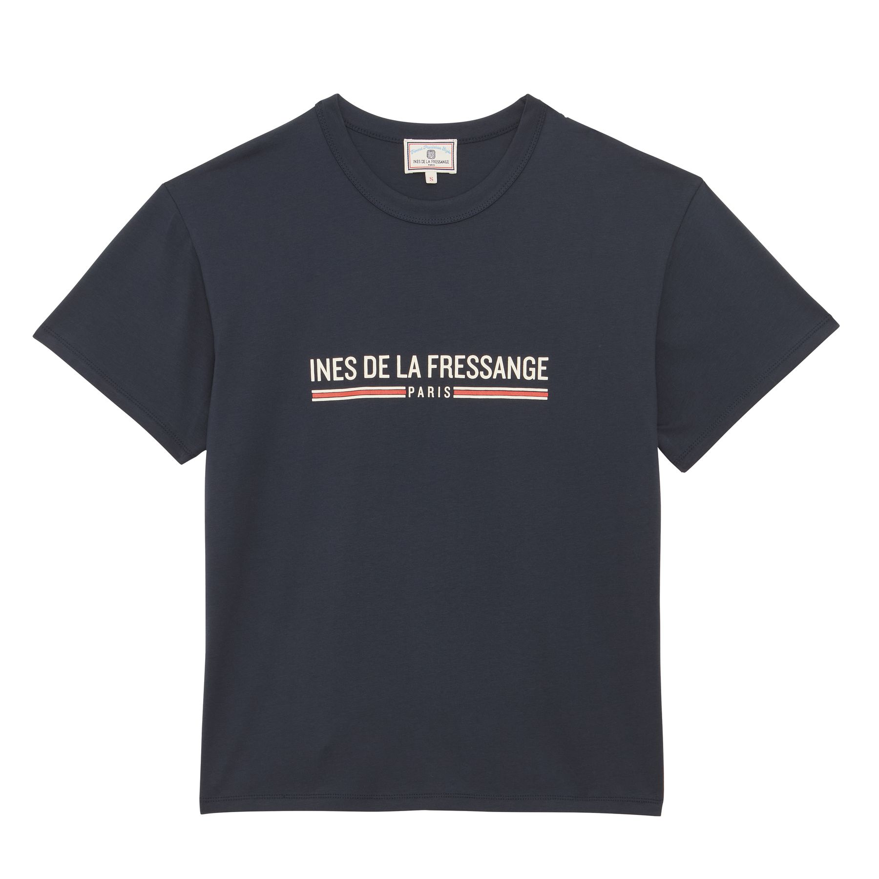 T-shirt Maxence en coton avec logo, INES DE LA FRESSANGE PARIS