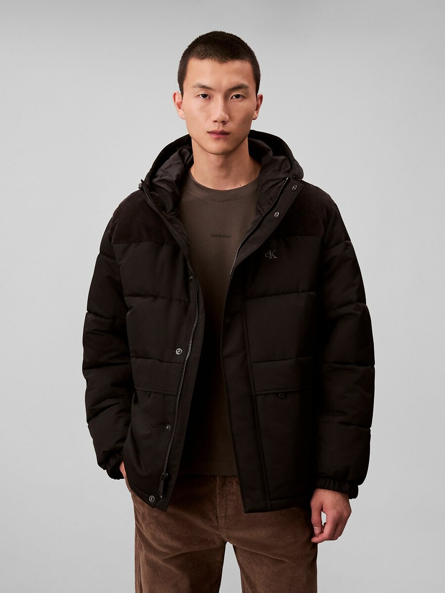 Giacca imbottita in velluto, CALVIN KLEIN
