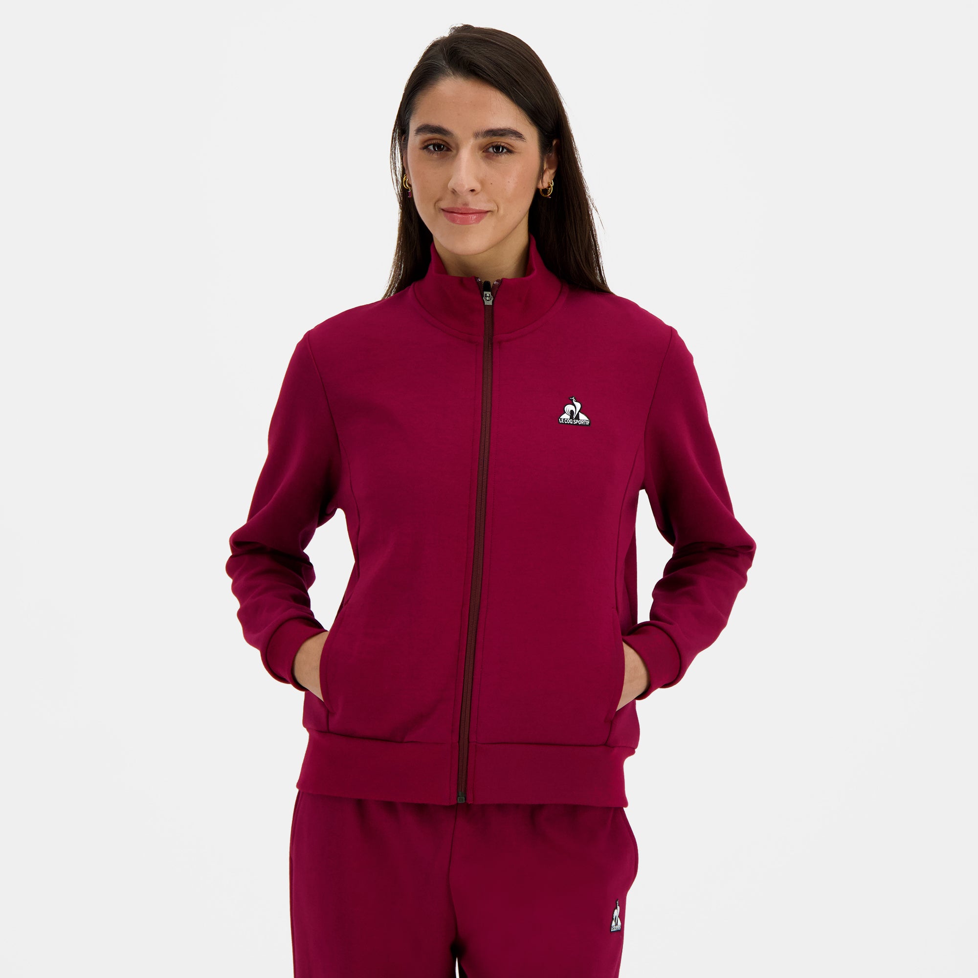 Sweat zippé  Héritage, LE COQ SPORTIF