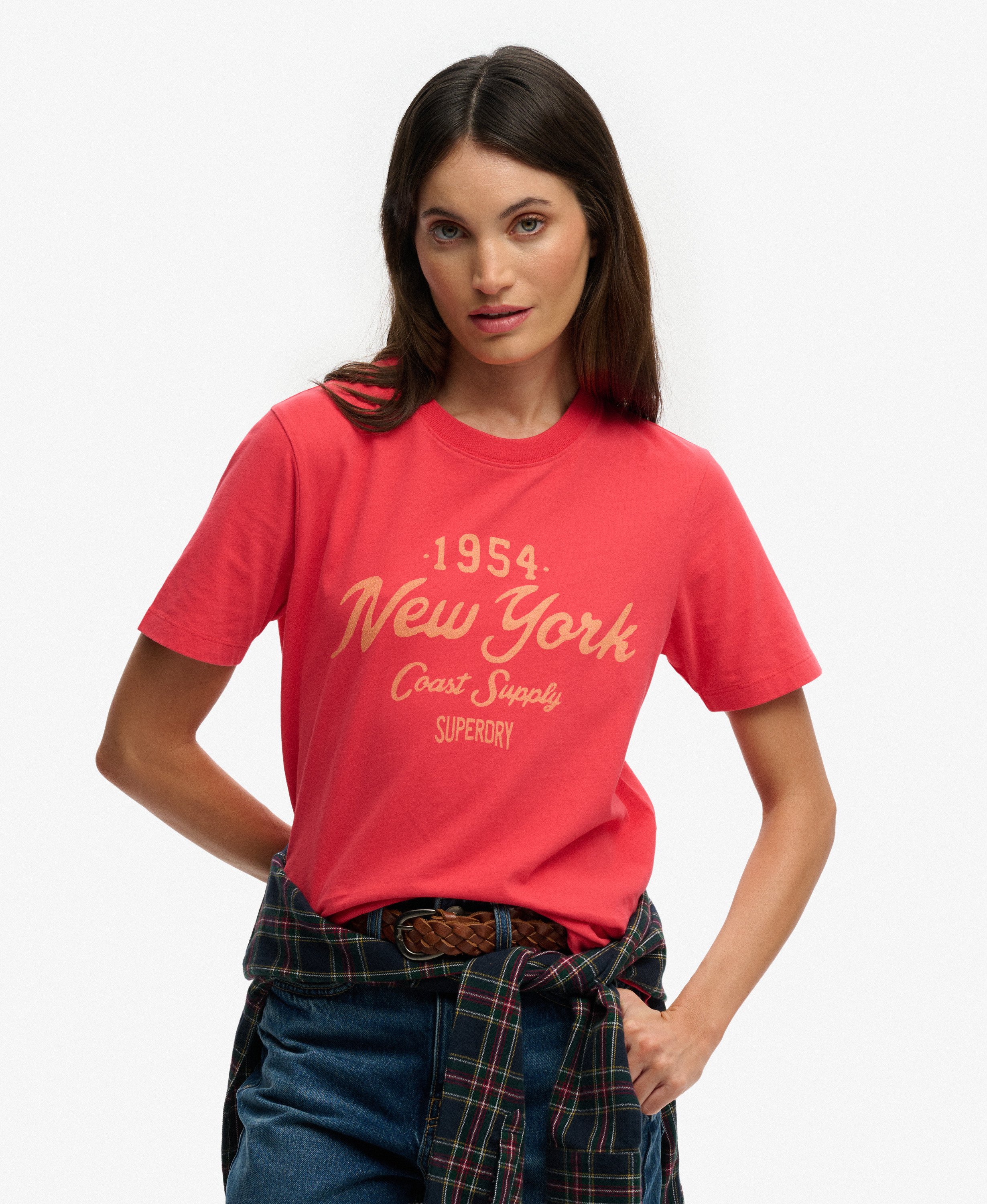 T-shirt Beach Club Coupe Décontractée, SUPERDRY