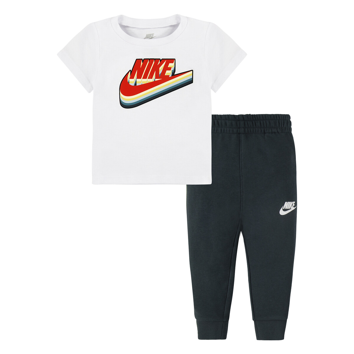Image of T-Shirt/Joggers Outfit in Cotton Mix