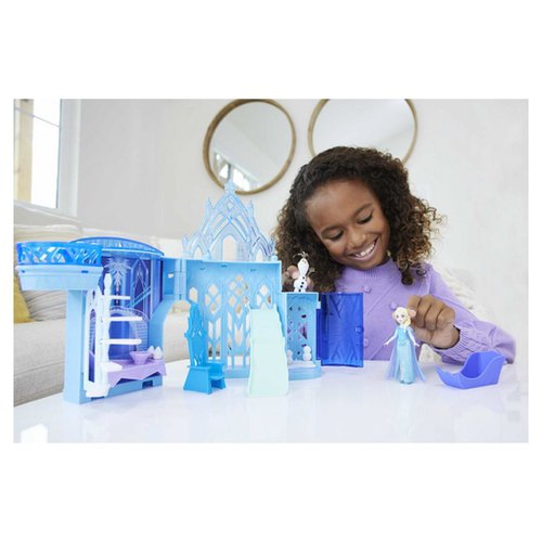 Disney frozen - palais de glace d'elsa la reine des neiges histoires à  monter - figurine - 3 ans et + Mattel