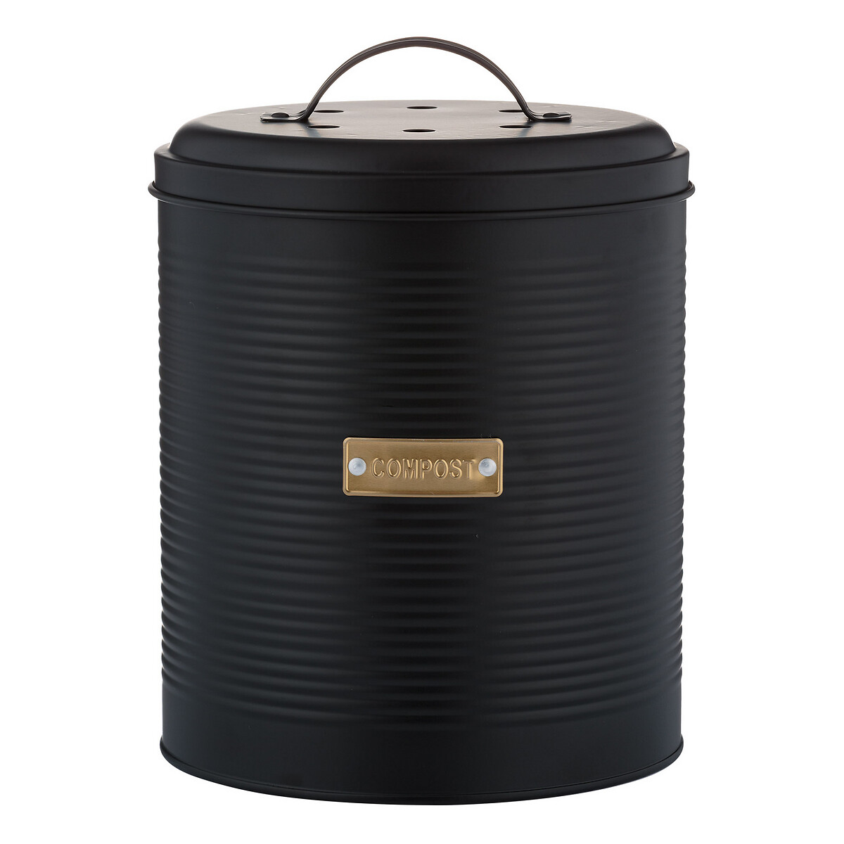 Otto 2.5L Compost Caddy in Black, TYPHOON