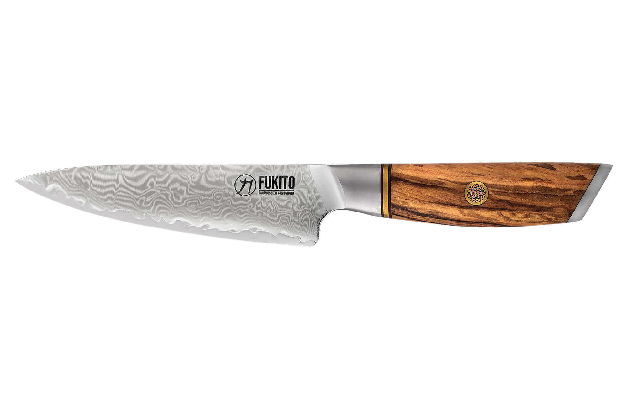 Couteau de cuisine Olive Damas modèle Universel 13cm, FUKITO