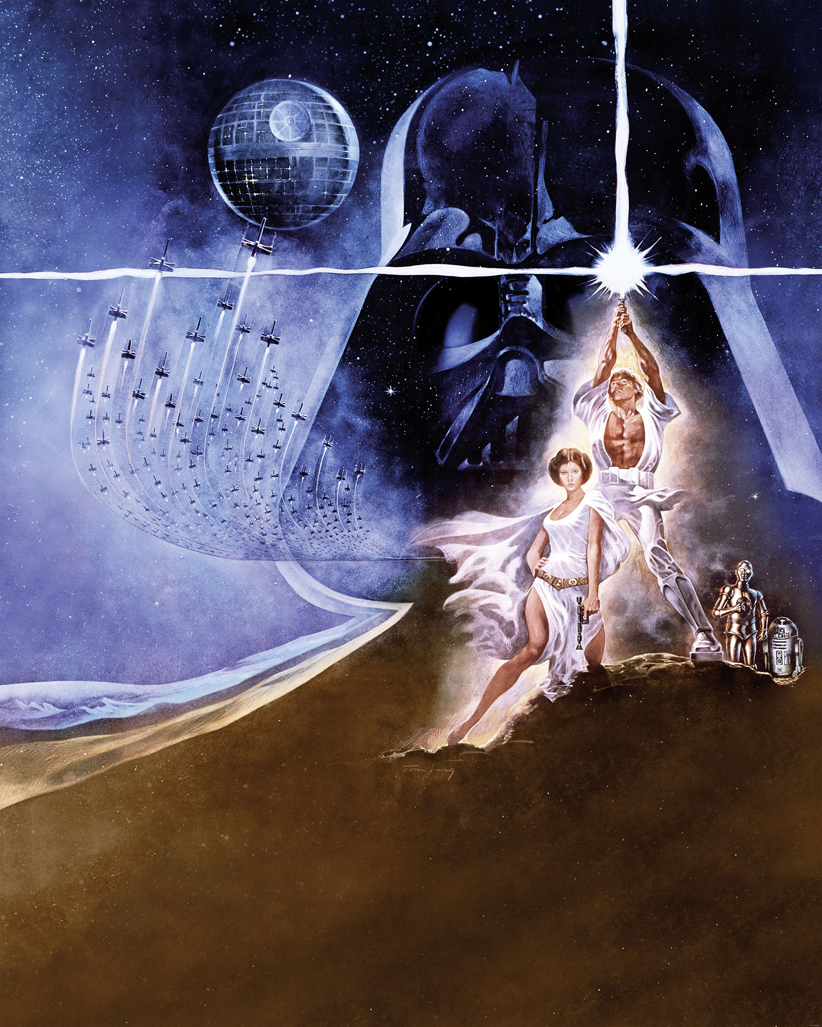Papier peint Komar - Star Wars Poster Classic2 - 200 x 250 cm, HEXOA