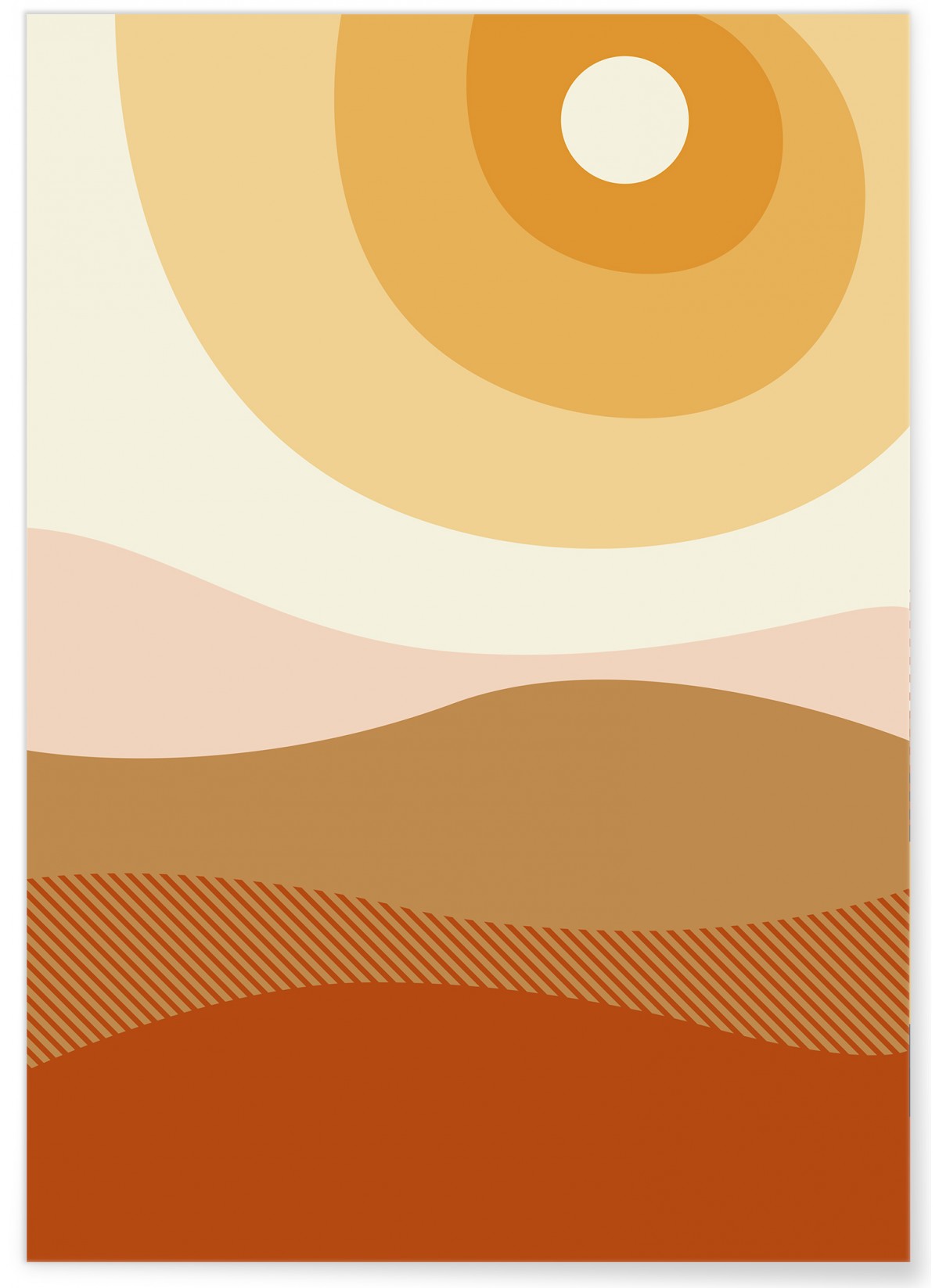 Affiche Abstract Landscape 5, L'AFFICHERIE