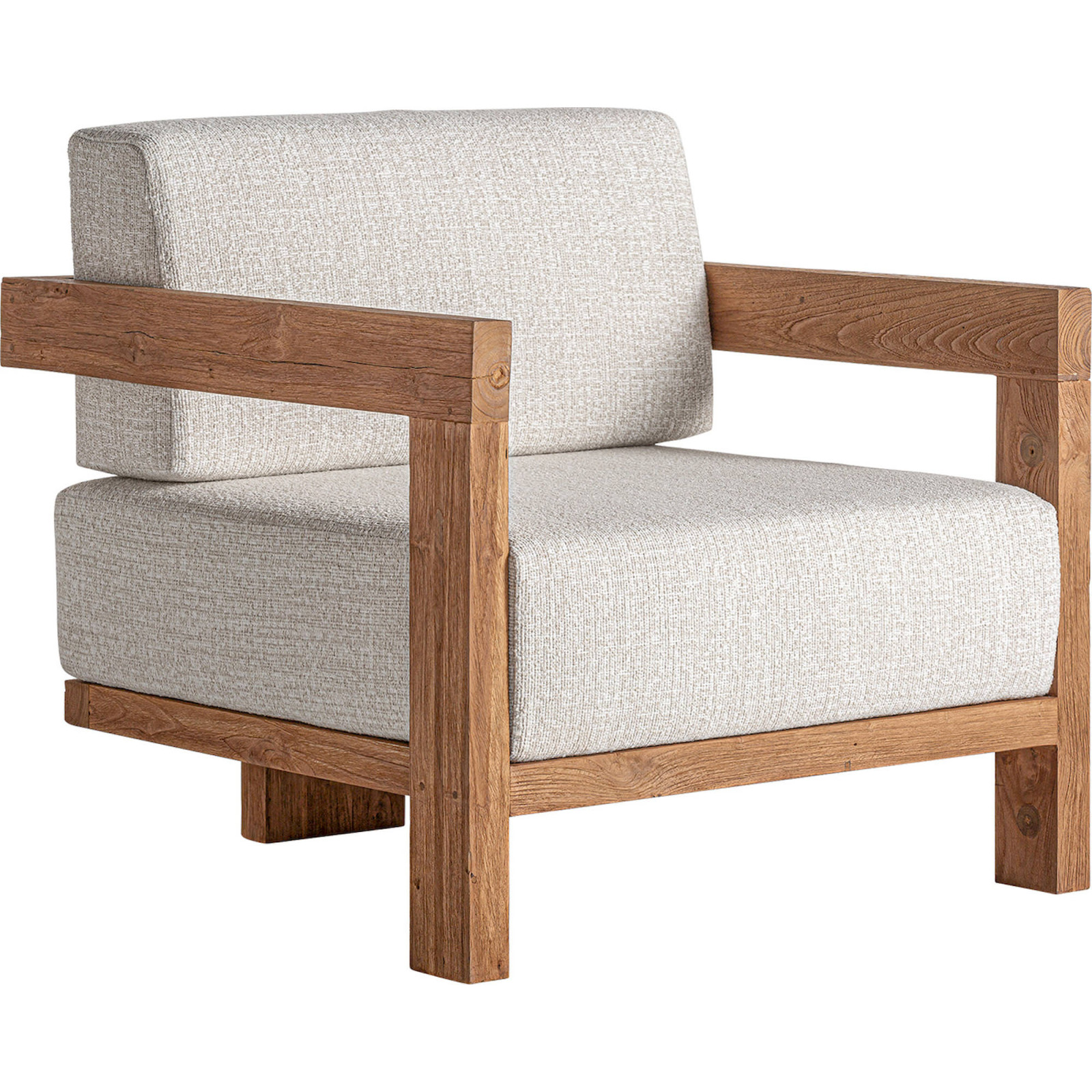 Fauteuil colonial en bois de teck, RECOLLECTION
