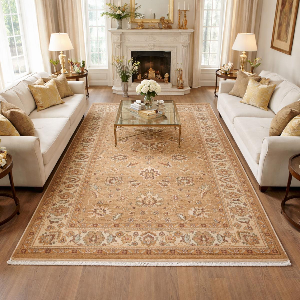 Tapis orient tissé motif traditionnel CHOBAY A, UN AMOUR DE TAPIS