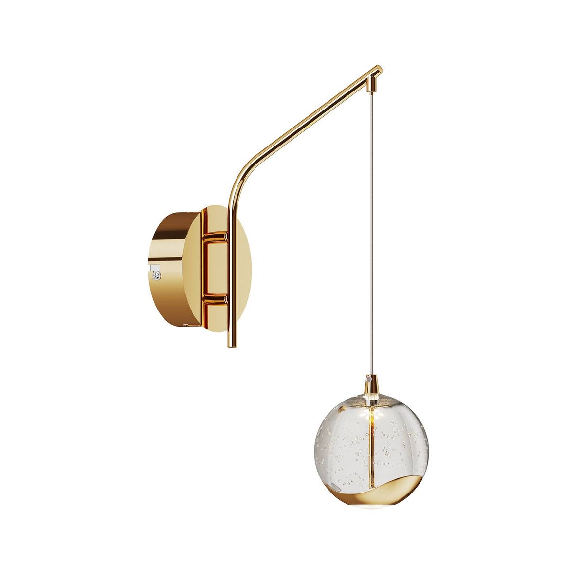 applique verre moderne led hayley,applique hayley