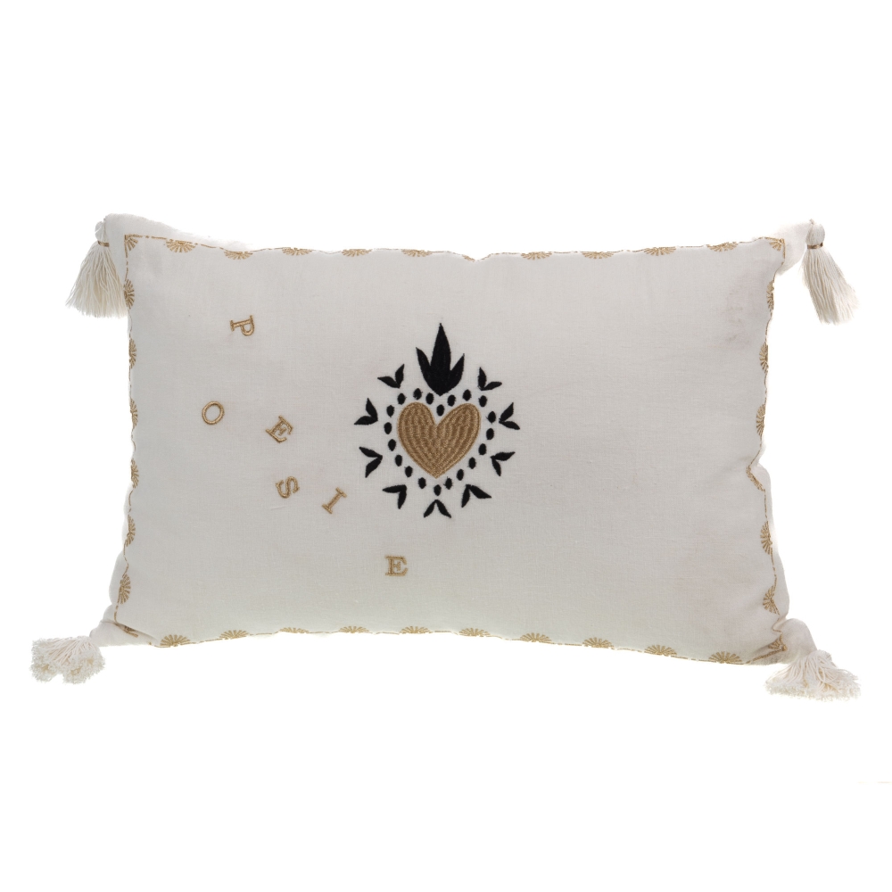 Coussin Poésie 40x60 cm, AMADEUS