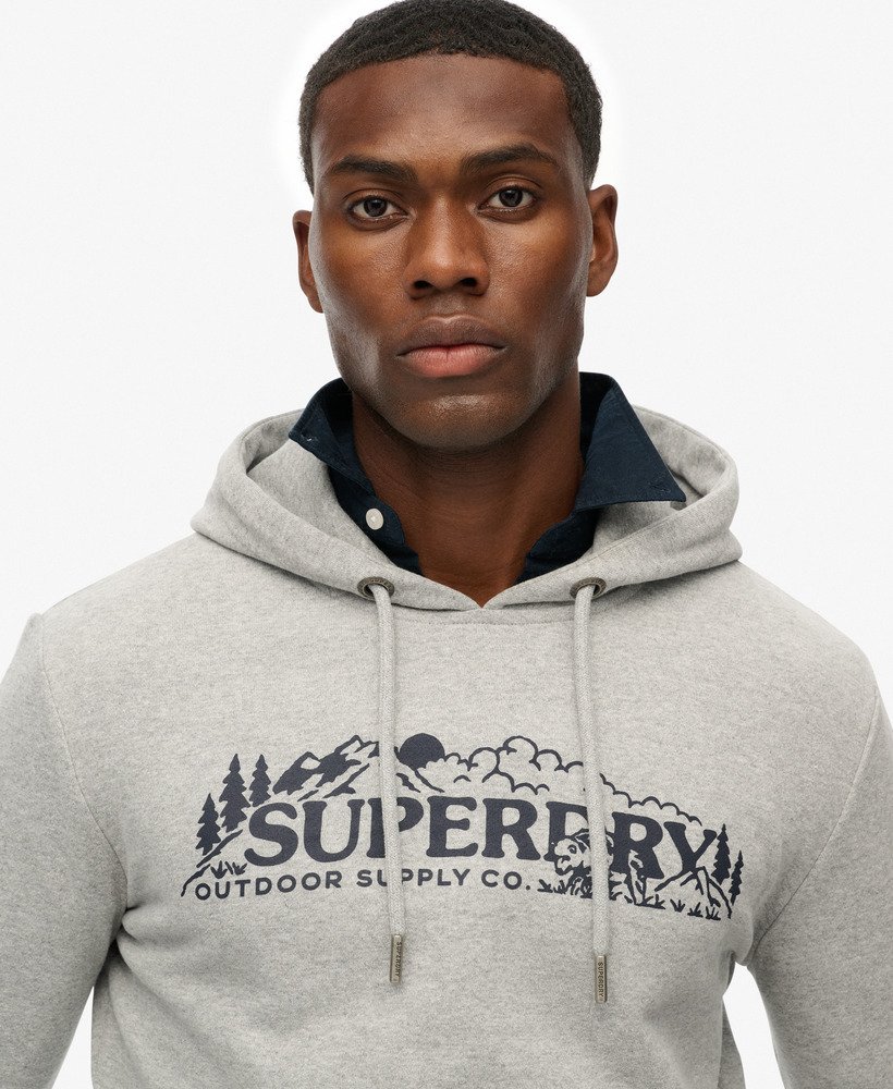 Sweat à capuche Outdoor Scene Coupe décontractée, SUPERDRY