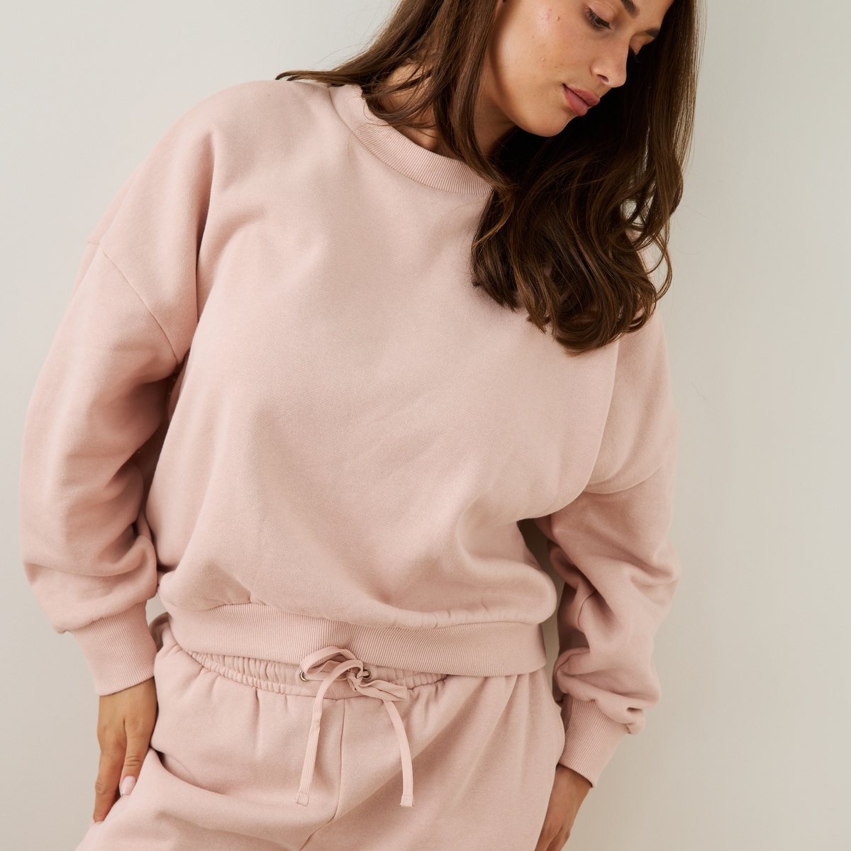 Sweat-shirt en molleton Rose, VARIANCE