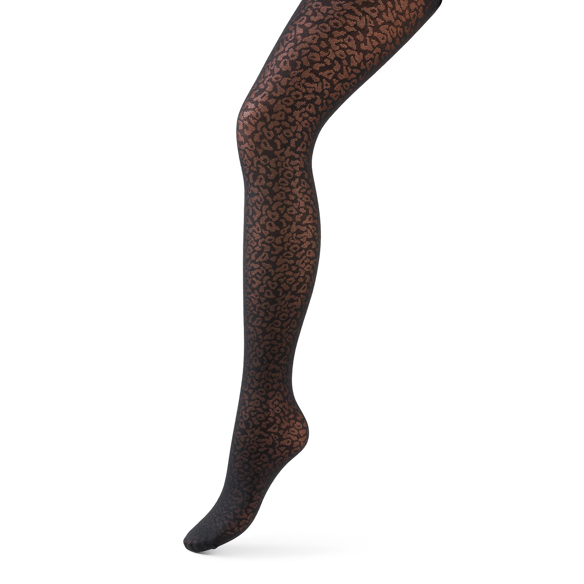 Leopard Print Detailed Tights