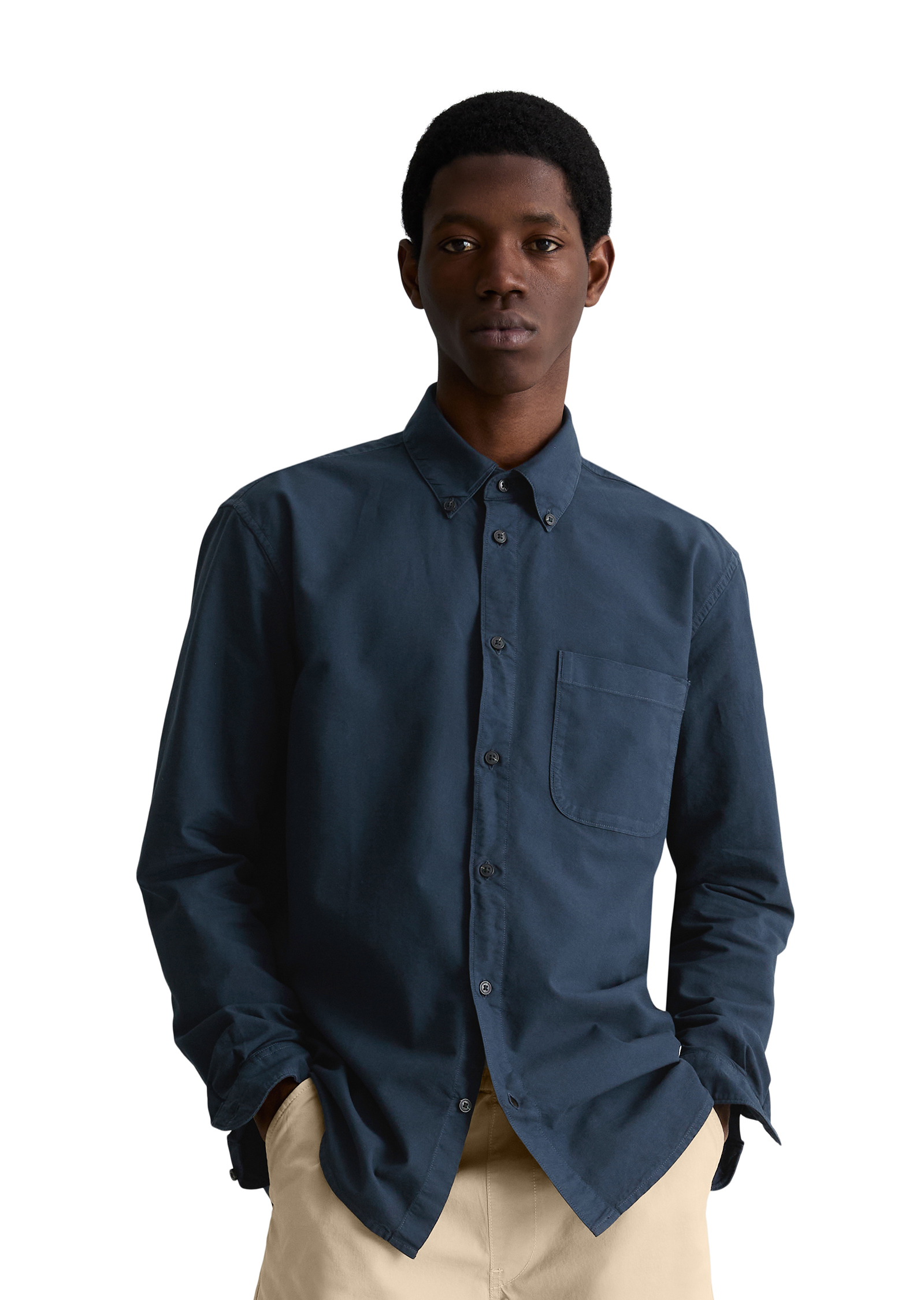Chemise Oxford régulière en pur coton bio, MARC O’POLO DENIM