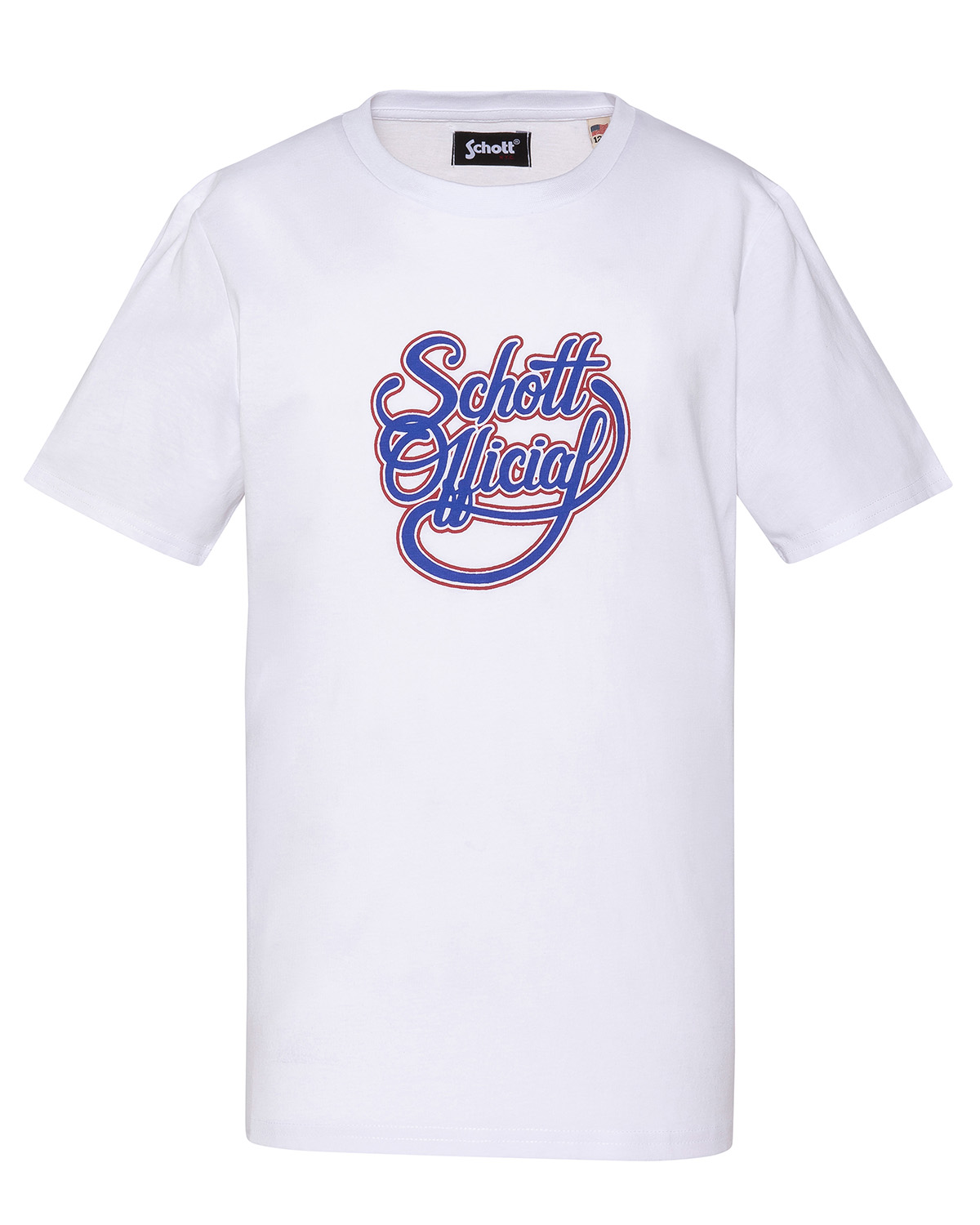 T-shirt imprimé logo vintage, SCHOTT