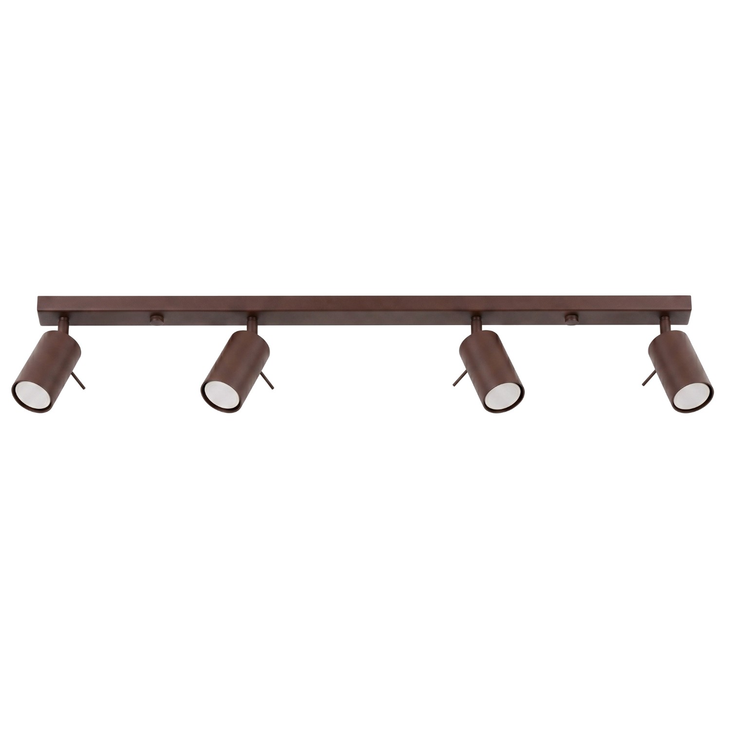 Plafonnier Acier Marron GU10 4 RING, EDEN