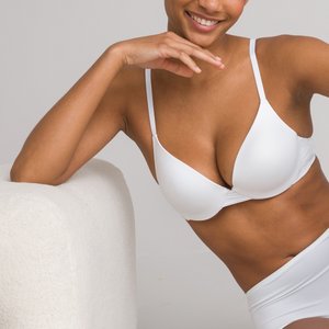 Onzichtbare push-up BH in microvezel LA REDOUTE COLLECTIONS image